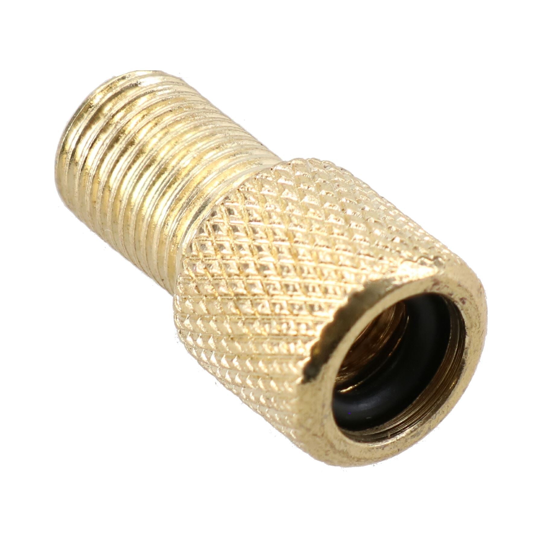 Valve Adaptor Thread Convertor Schrader to Presta Bike Cycle Car Pump Brass