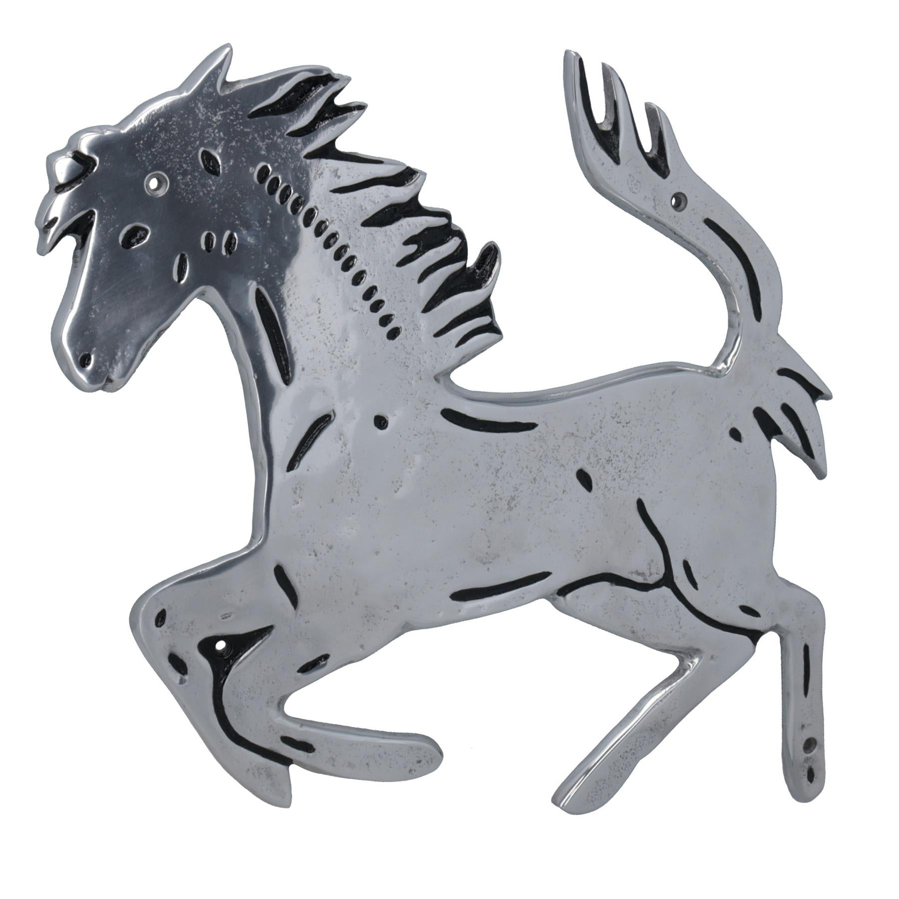 Plaque en aluminium pour cheval, porte, mur, maison, portail, jardin, écurie, ferme, cour