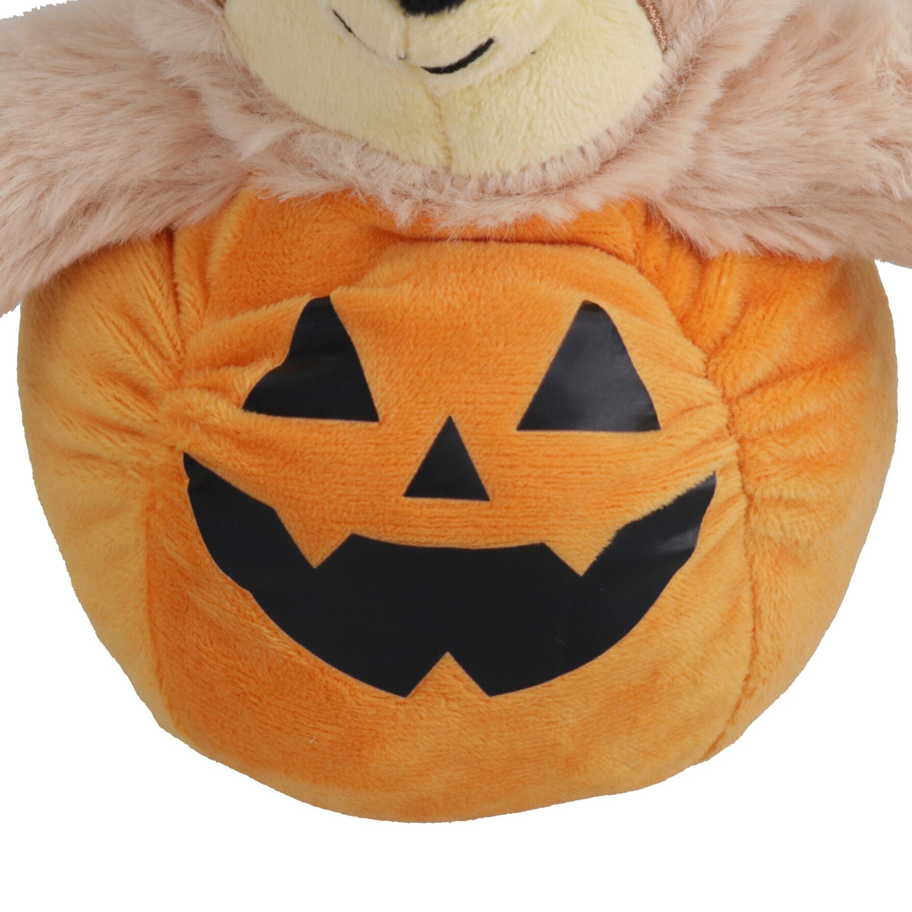 Hundewelpen Kleines Halloween-Geschenk Plüsch Komfort Quietschendes Faultier Kürbis Spielzeug