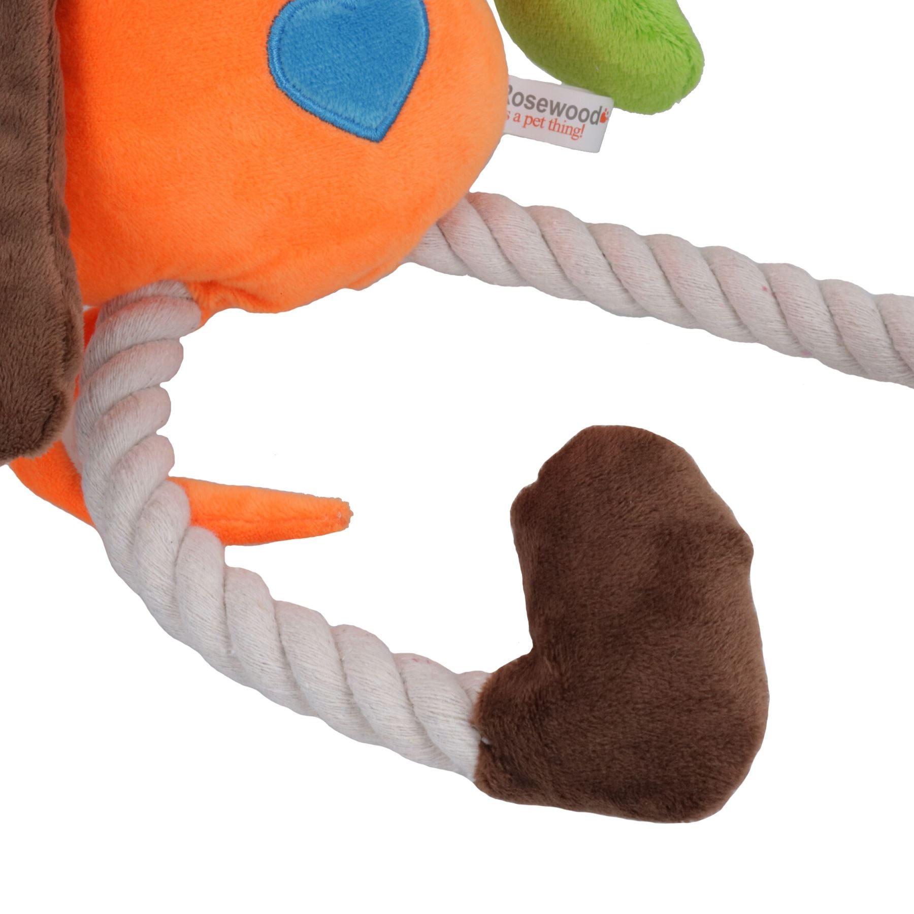 Millie Maus Teddy Medium Seil Weiches Plüsch Spiel Hundespielzeug mit Quietsch