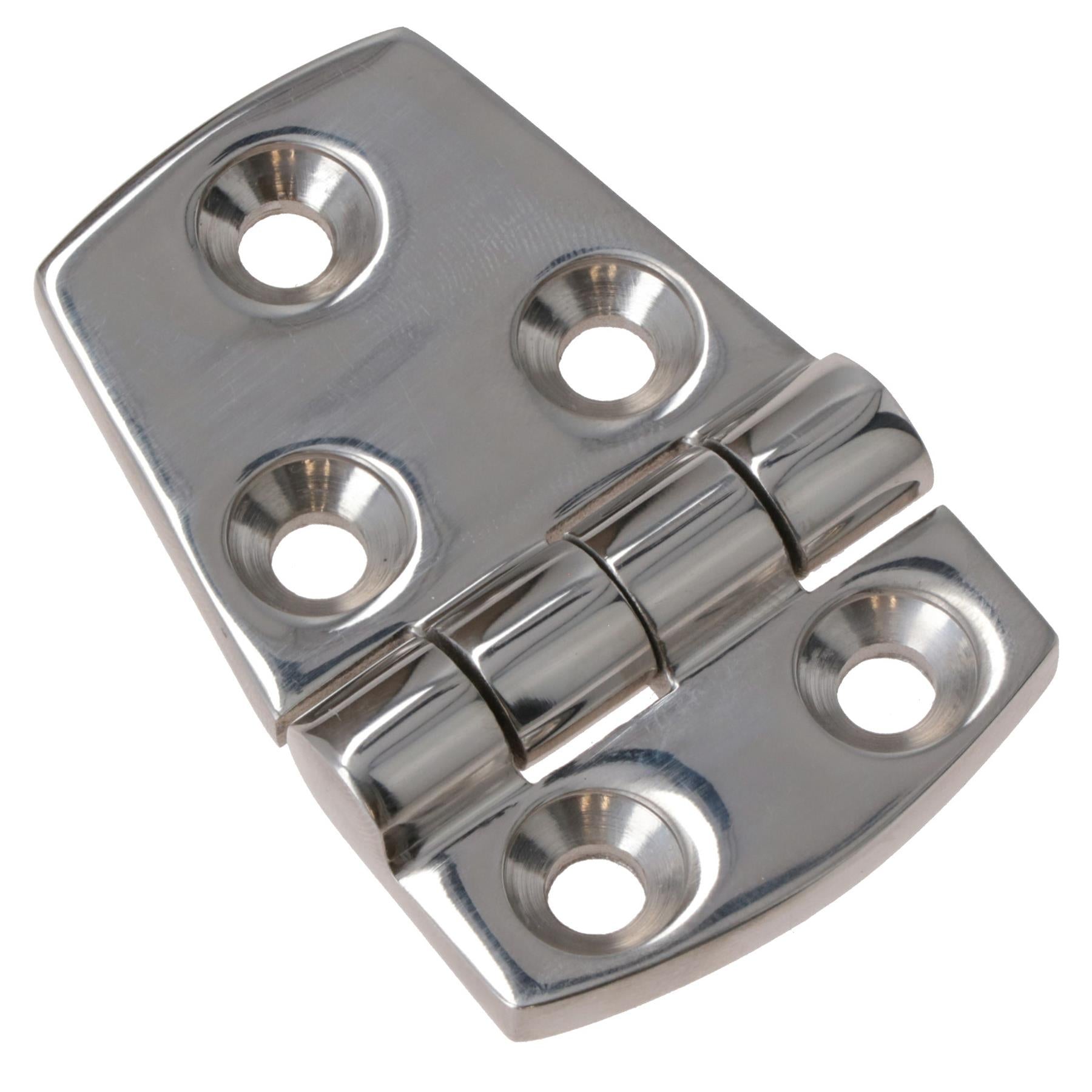 Polished Door Hinge Stainless Steel 56mm x 38mm 316 Marine Cabin Hatch