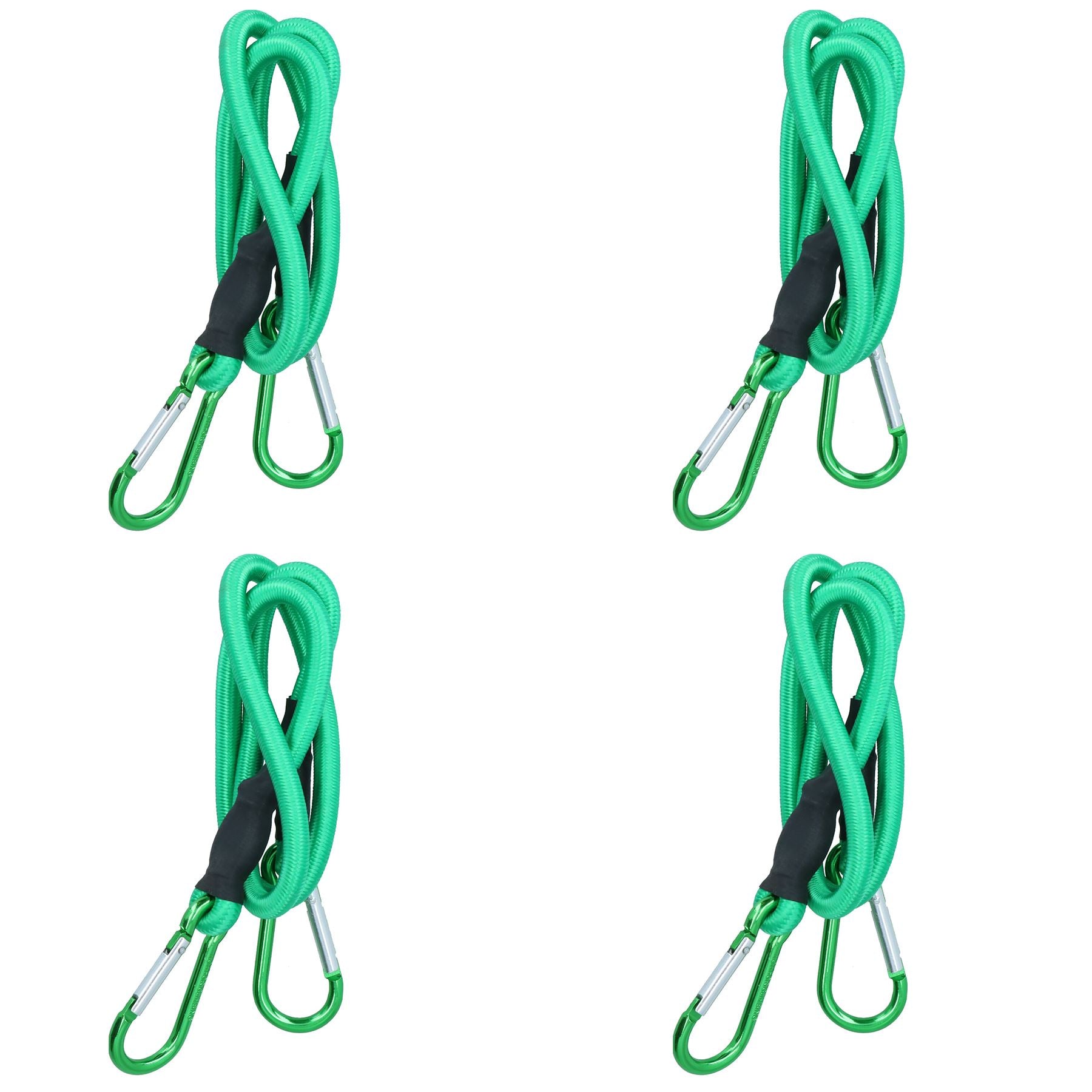 Corde élastique de 36 po avec mousquetons, cordons et attaches élastiques