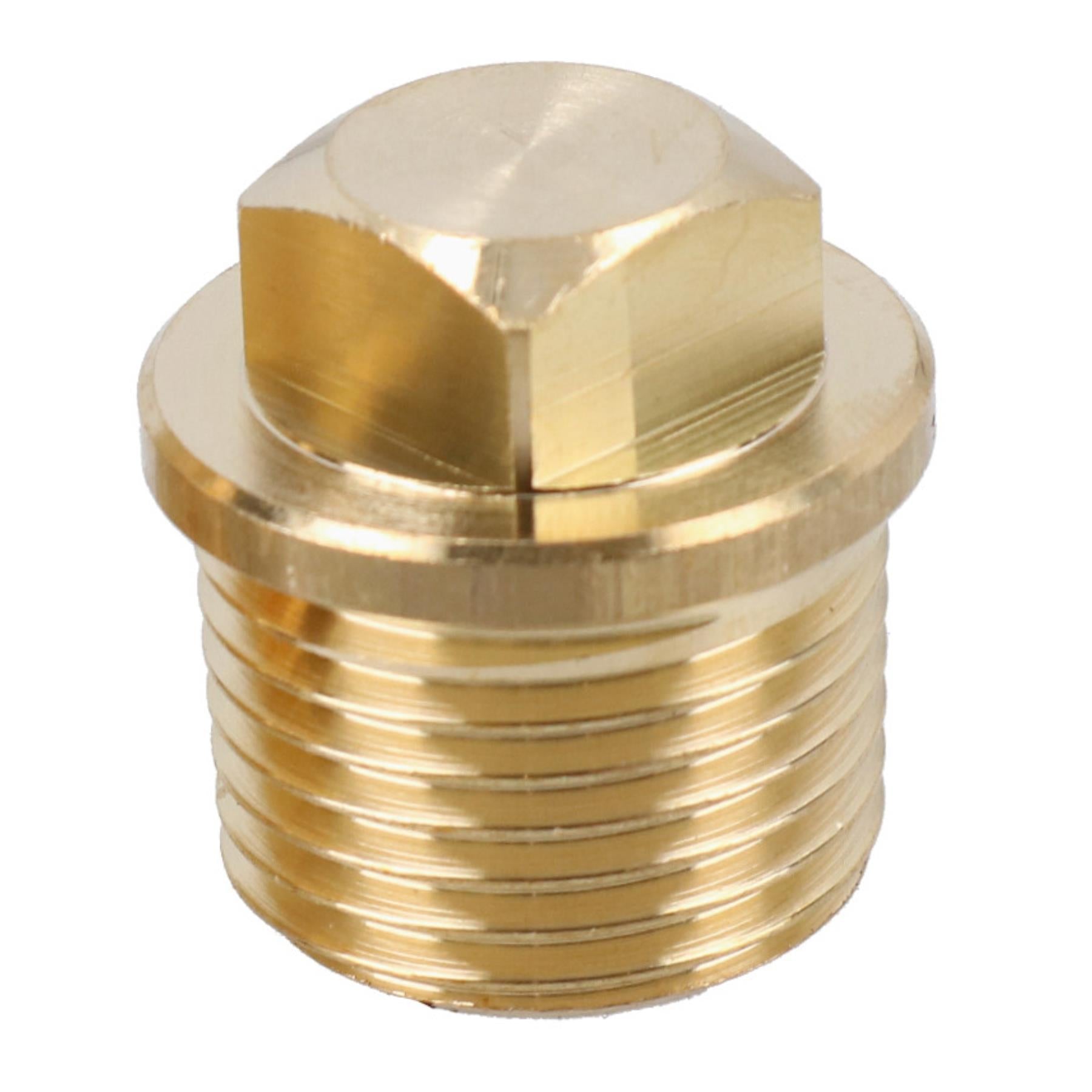 Universal Brass Boat Drain Plug Speedboat Rib Garboard Bung Transom Plug