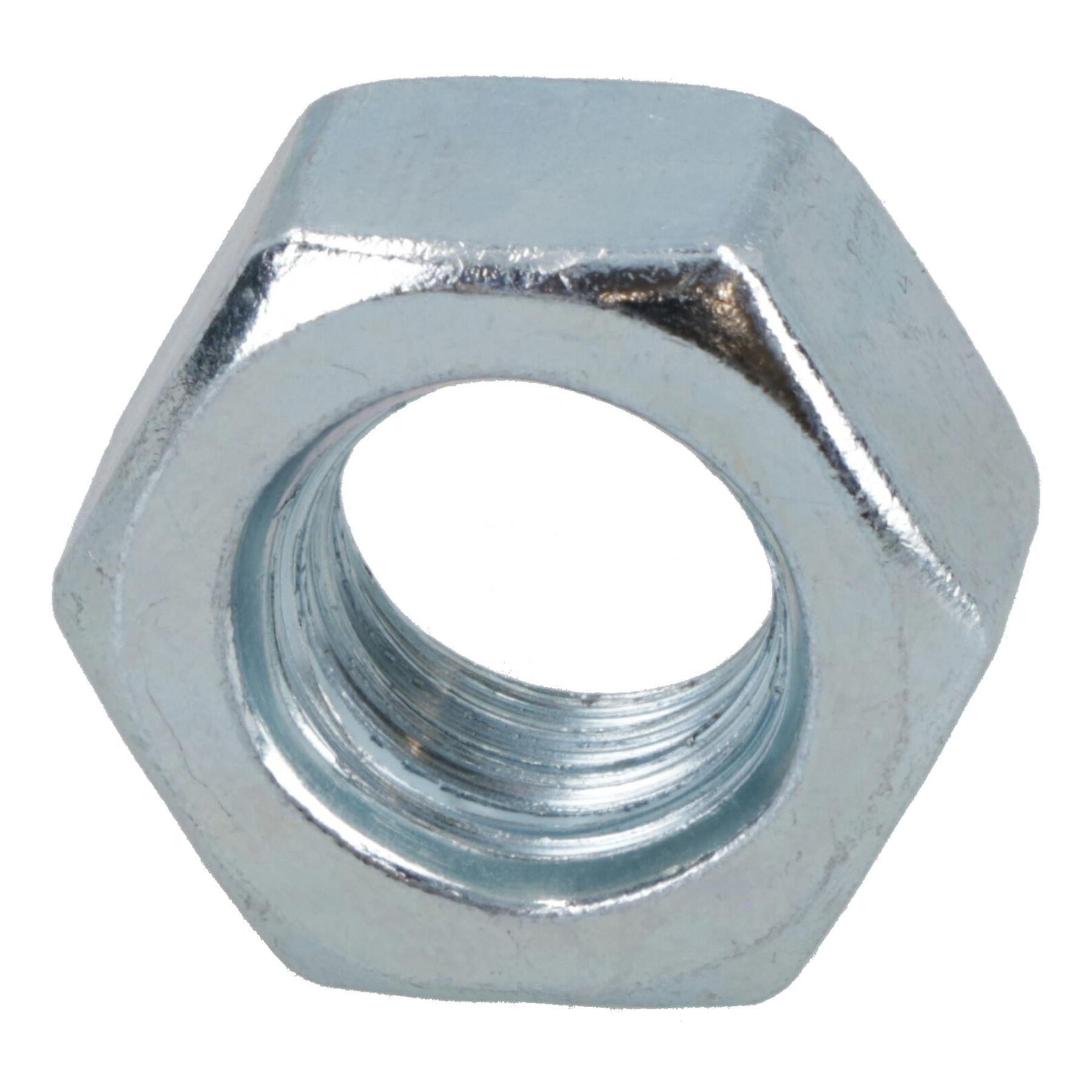 M12 x 1.75mm Hex Full Nut Fastener Hexagonal Metric Nuts Grade 8 Zinc Plated