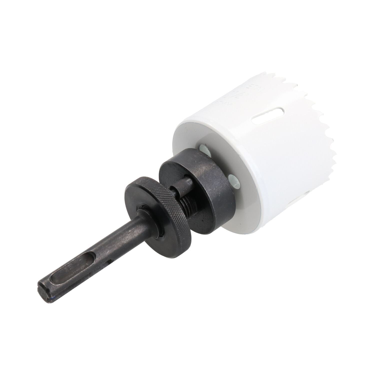 SDS-Plus-Dorndornaufsatz, komplett mit HSS-Lochsäge, 32 mm – 152 mm