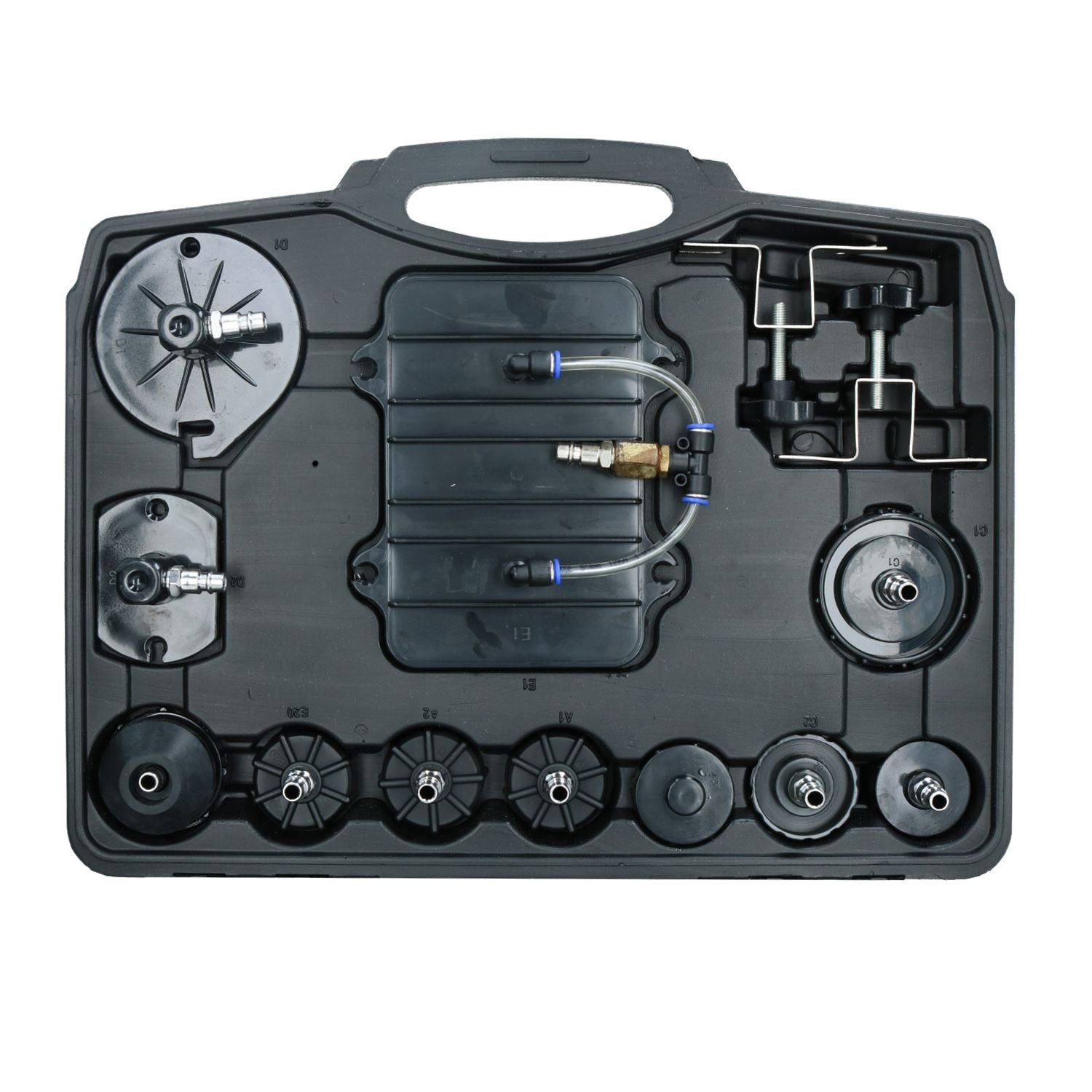 Pneumatische Luft Tragbare Druck Bremse + Kupplung Entlüfter Entlüftungs Kit + Adapter
