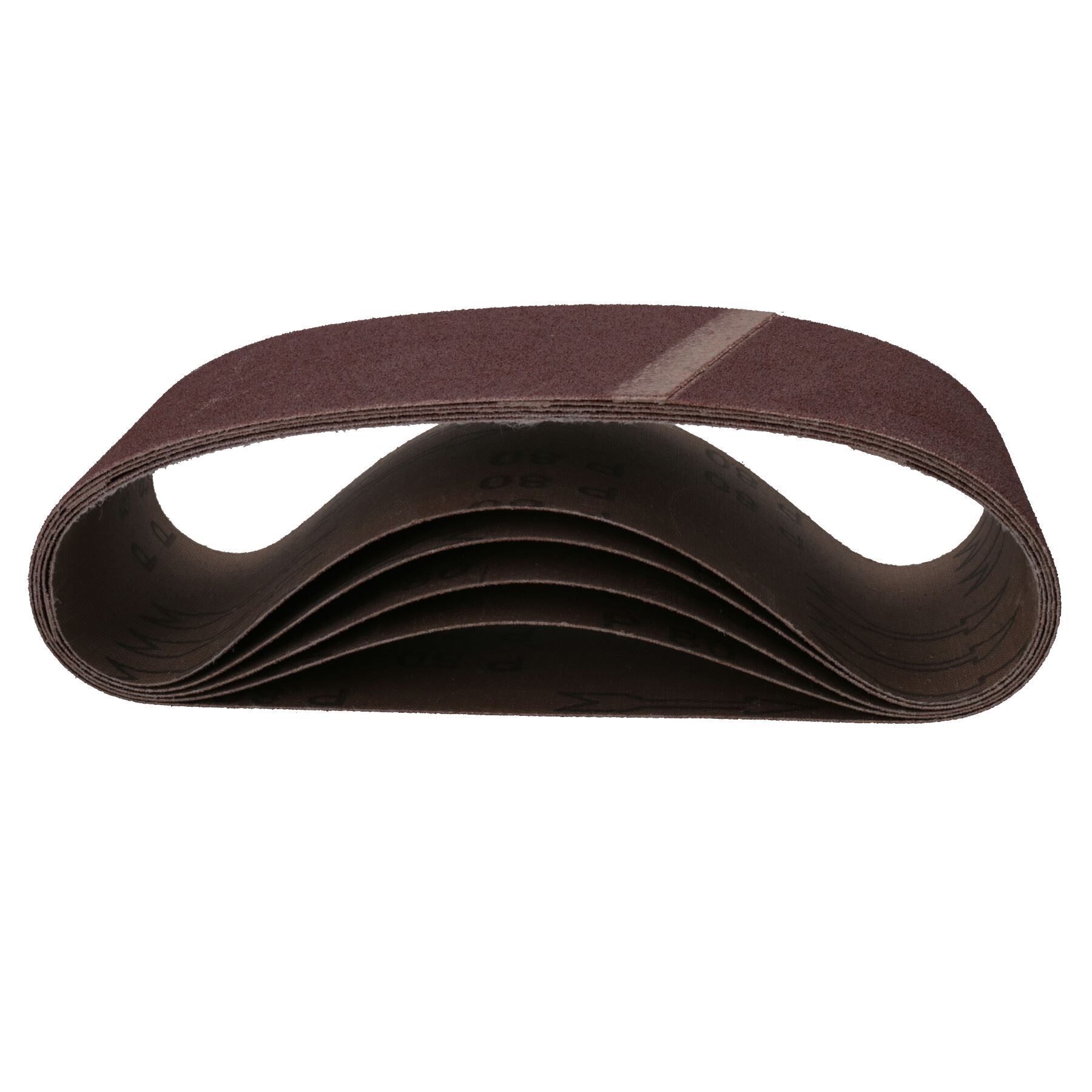Disques abrasifs pour ponceuse à bande, grain mixte 40, 60, 80, 120, 75 mm x 457 mm