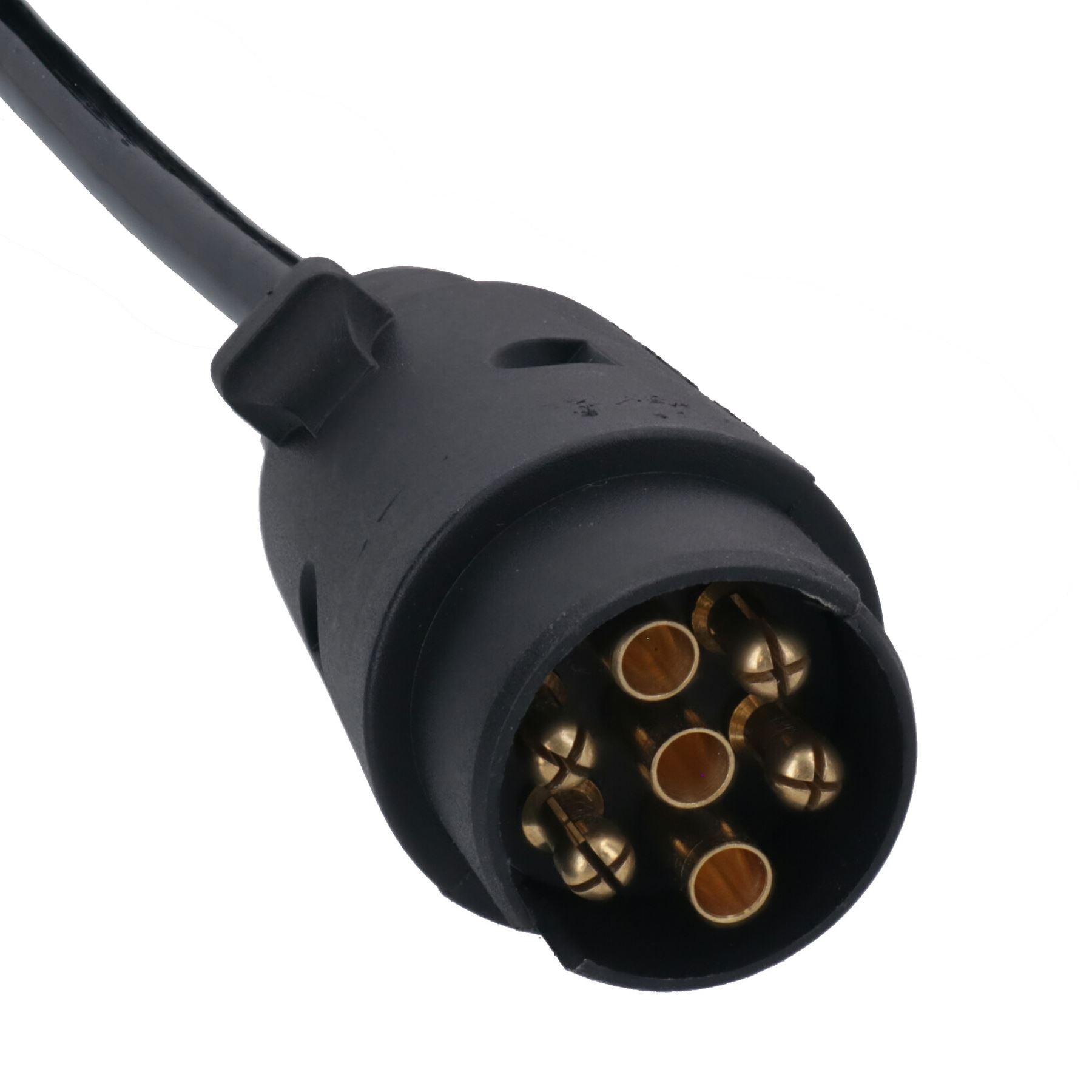 Câble d'extension électrique pour caravane et remorque, fiche mâle vers femelle à 7 broches/prise de 4,5 m