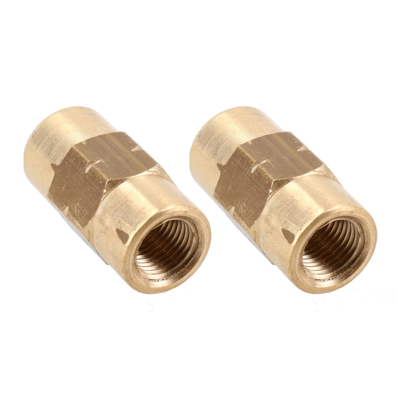 Raccord de tuyau de frein en laiton M10 x 1 mm pour tuyau de 3/16 po, 2 pièces
