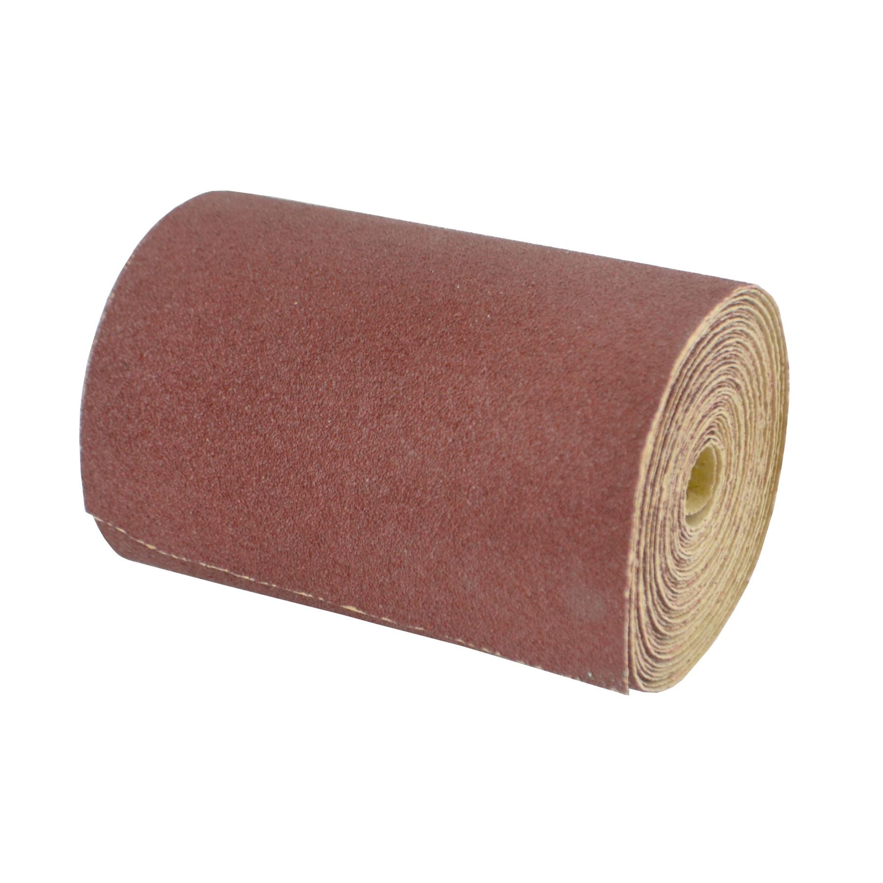 Rouleau de papier de verre abrasif oxyde d'aluminium 5 m x 115 mm grain 60/80/120