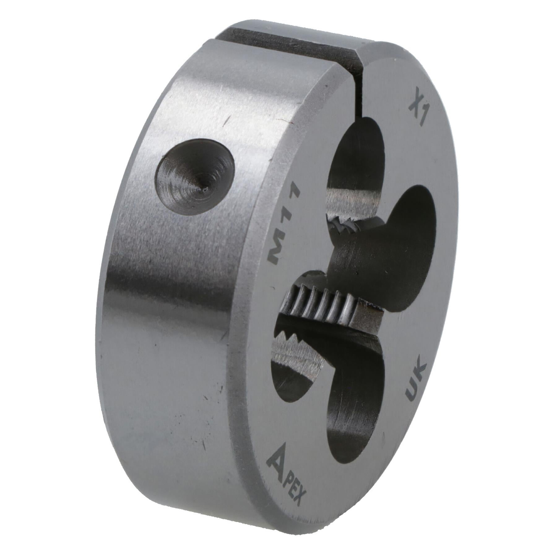 M11 x 1.0mm Metric Split Die Rethreading Thread Cutter Tungsten Steel 38mm