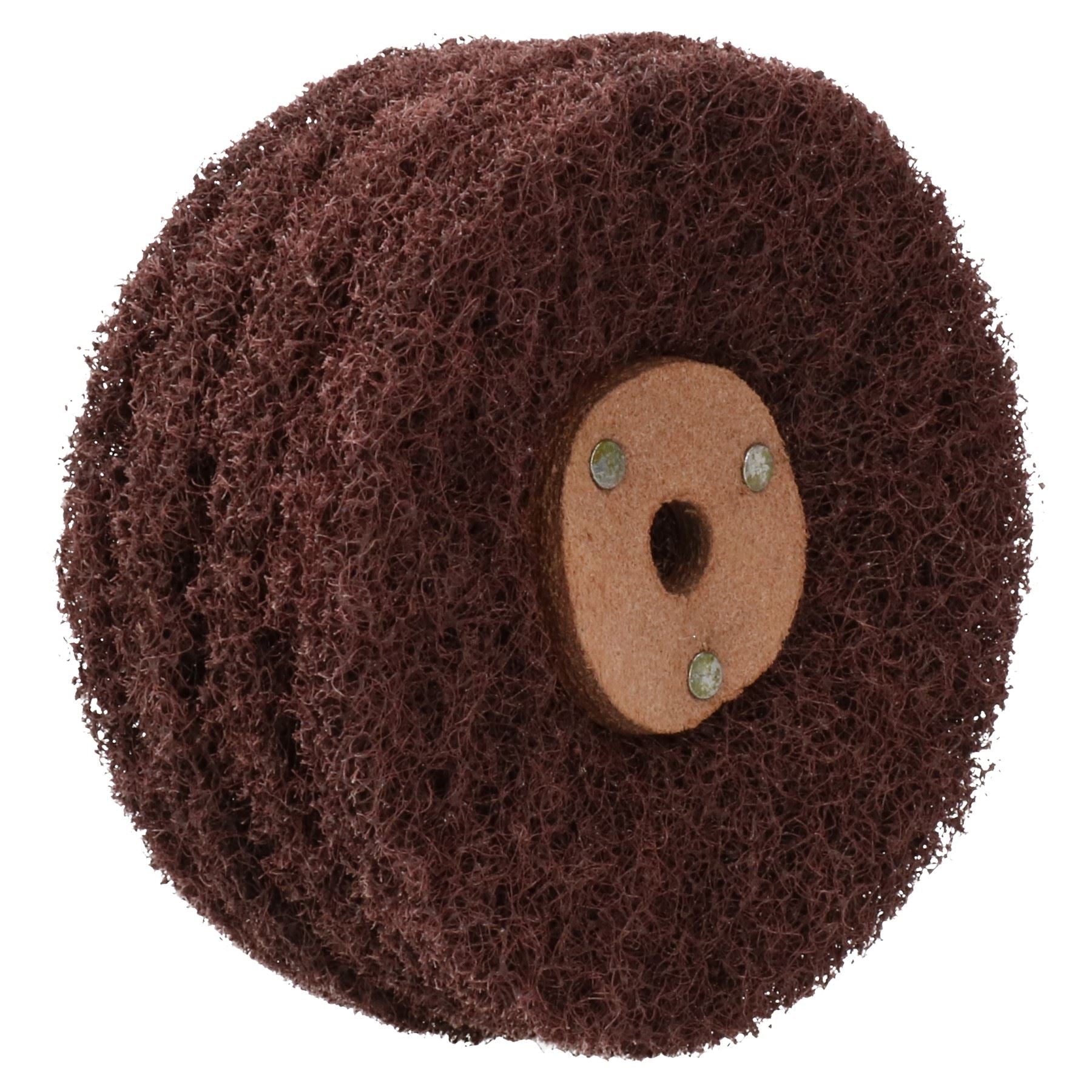 Grob, mittel, fein, Schleifmittel, Scotch Mop, Rost- und Farblöser, 4" x 4 Reihen