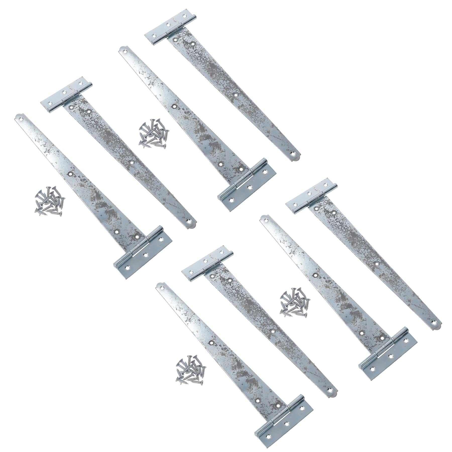 Heavy Duty T Tee Hinge For Sheds Gates Doors Zinc Plated Finish 4 – 18 Inch