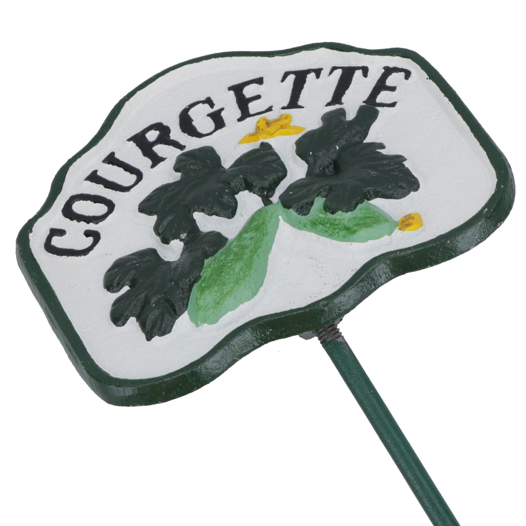 Vegetable Signs Markers Labels Cast Iron Plant Plaque Garden Yard Allotment