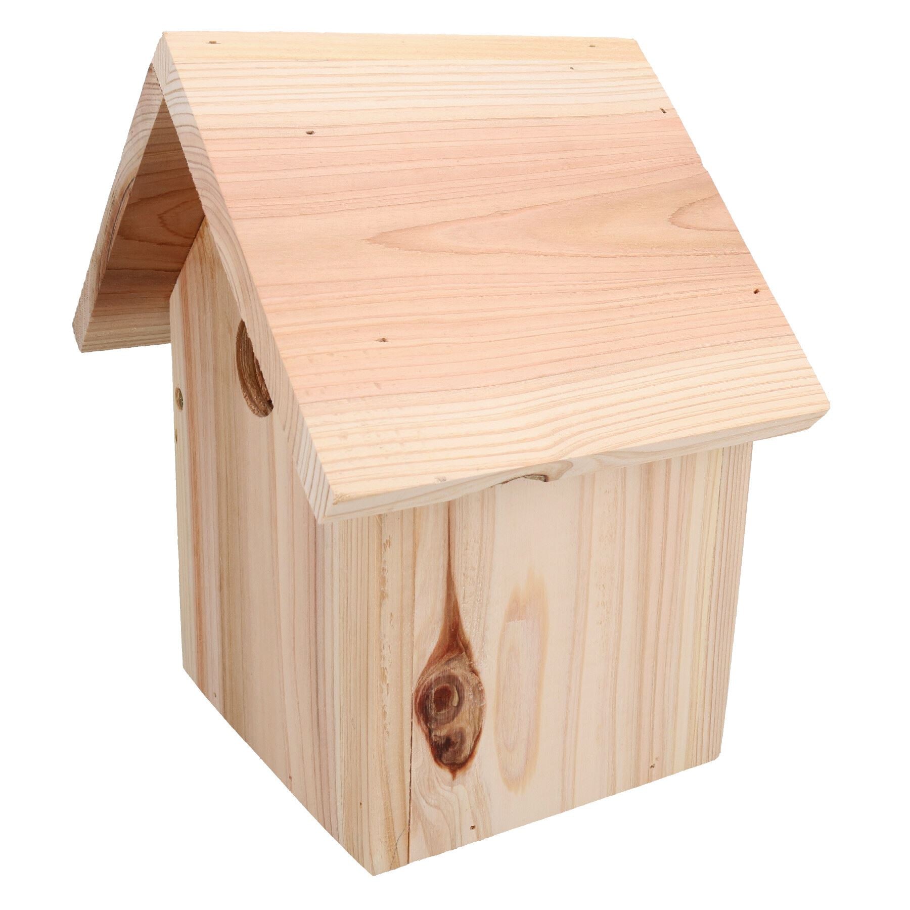 Quality Forest Nature Class Wooden Bird House Garden Nest Box Apex 32mm Hole