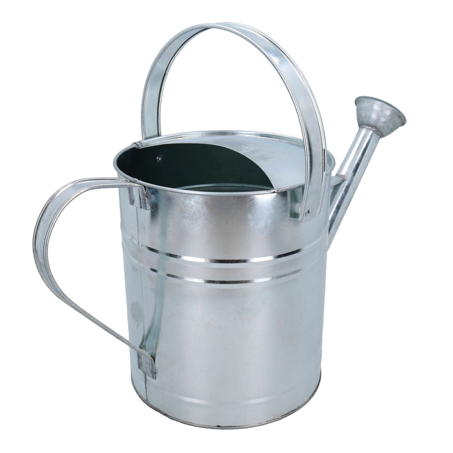 Gießkanne aus verzinktem Stahl, 5 l, für Gewächshaus, Garten, Pflanzen, Zuhause