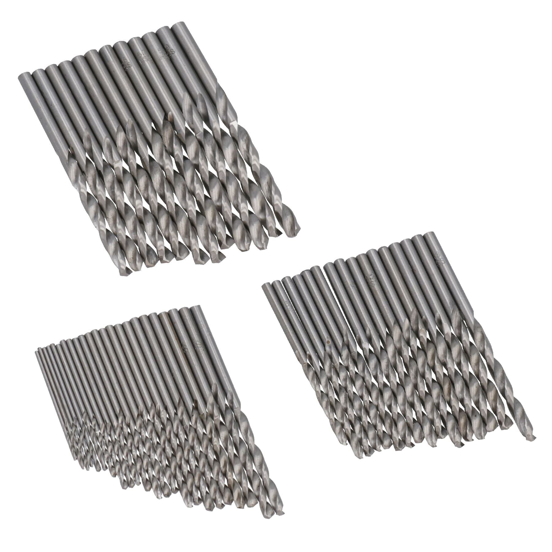 HSS-Bohrerset, metrisch, Split Point-Bohrer in 0,1-mm-Schritten, 1 mm – 6 mm, 51-teilig