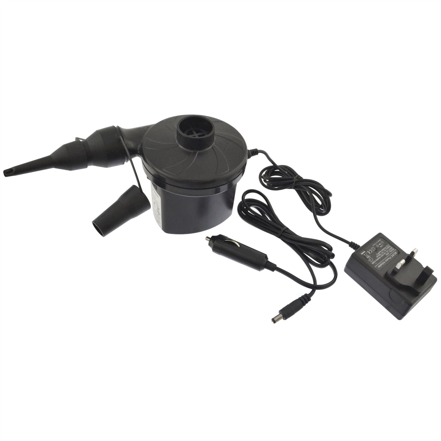 Adaptateurs de gonflage de pompe à air électrique 240 V/12 V pour camping-car BLK005
