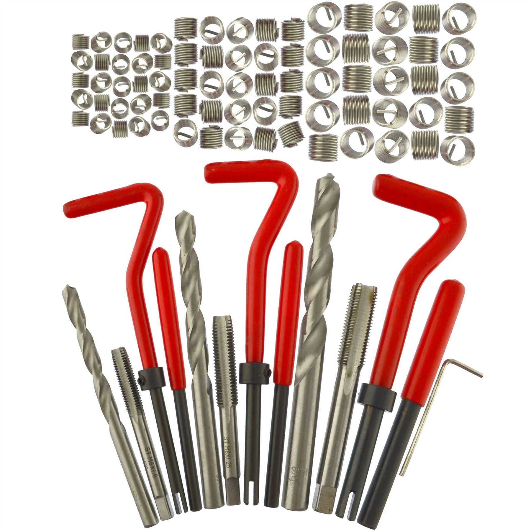 Thread installation and repair kit helicoil set 88pc metric sizes M6-M10 AN047