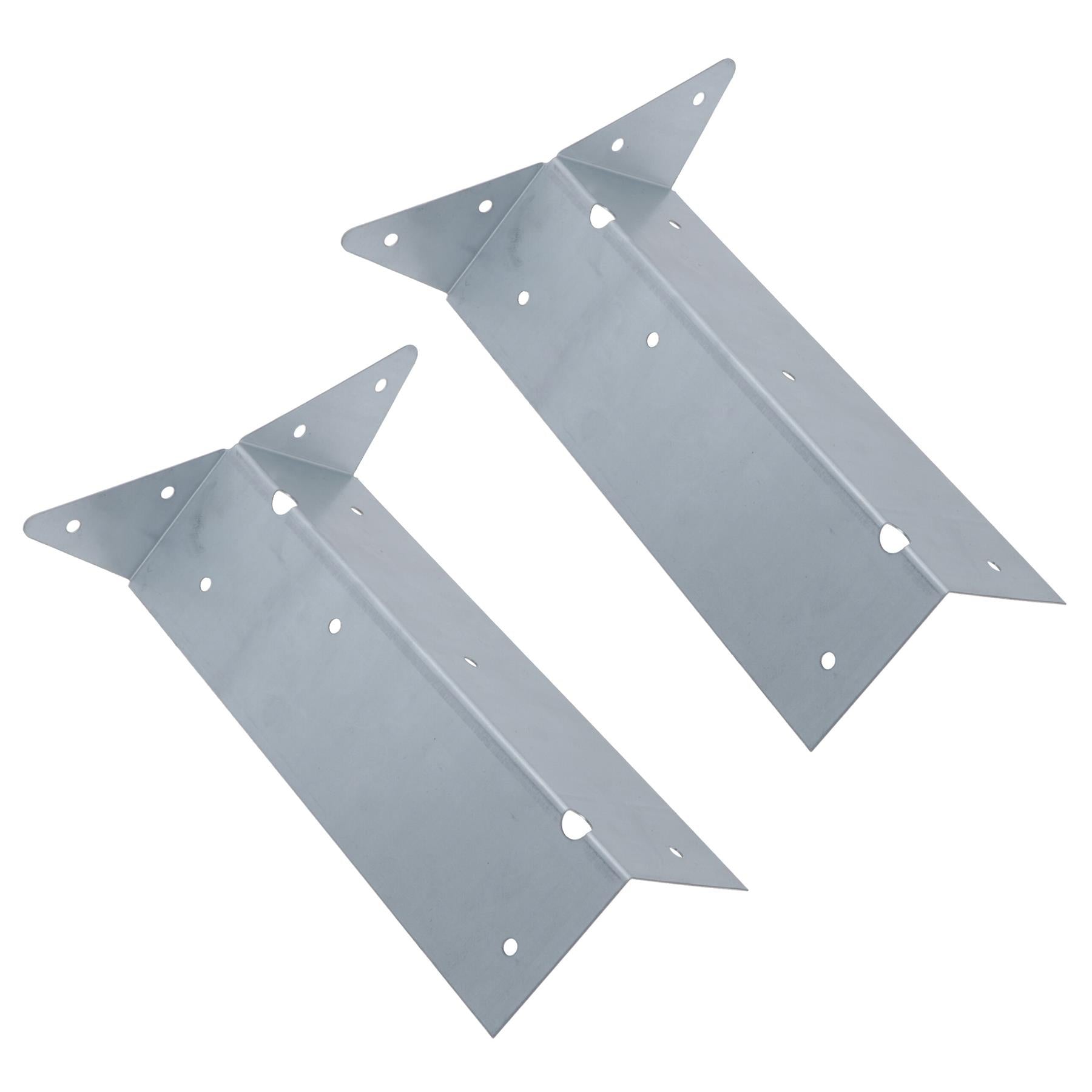 Arris Rail Bracket Fence Post Support Galvanised 100mm, 225mm or 300mm