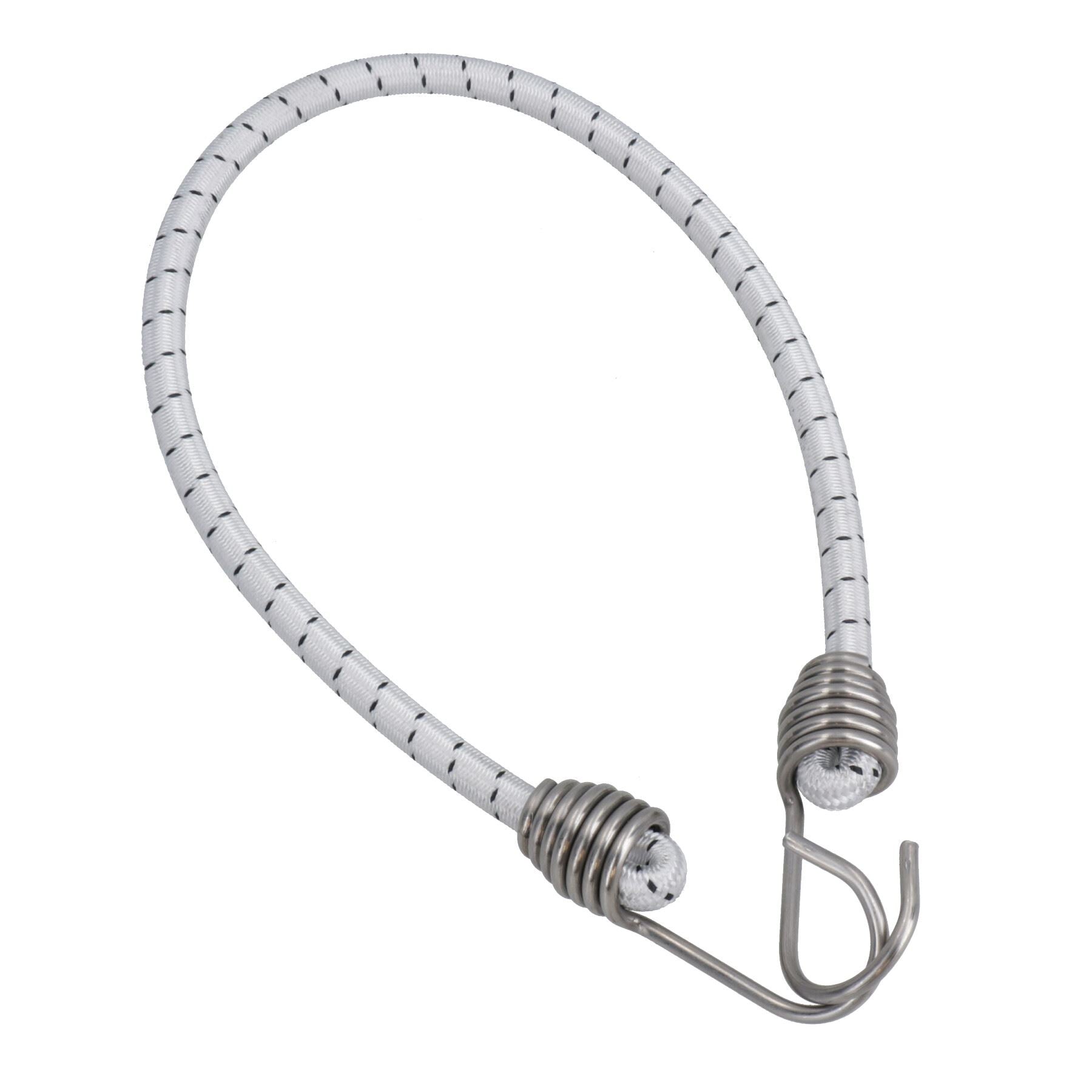 20" Bungee Rope With Stainless Steel Hooks Cords Shock Elastic Marine Boat