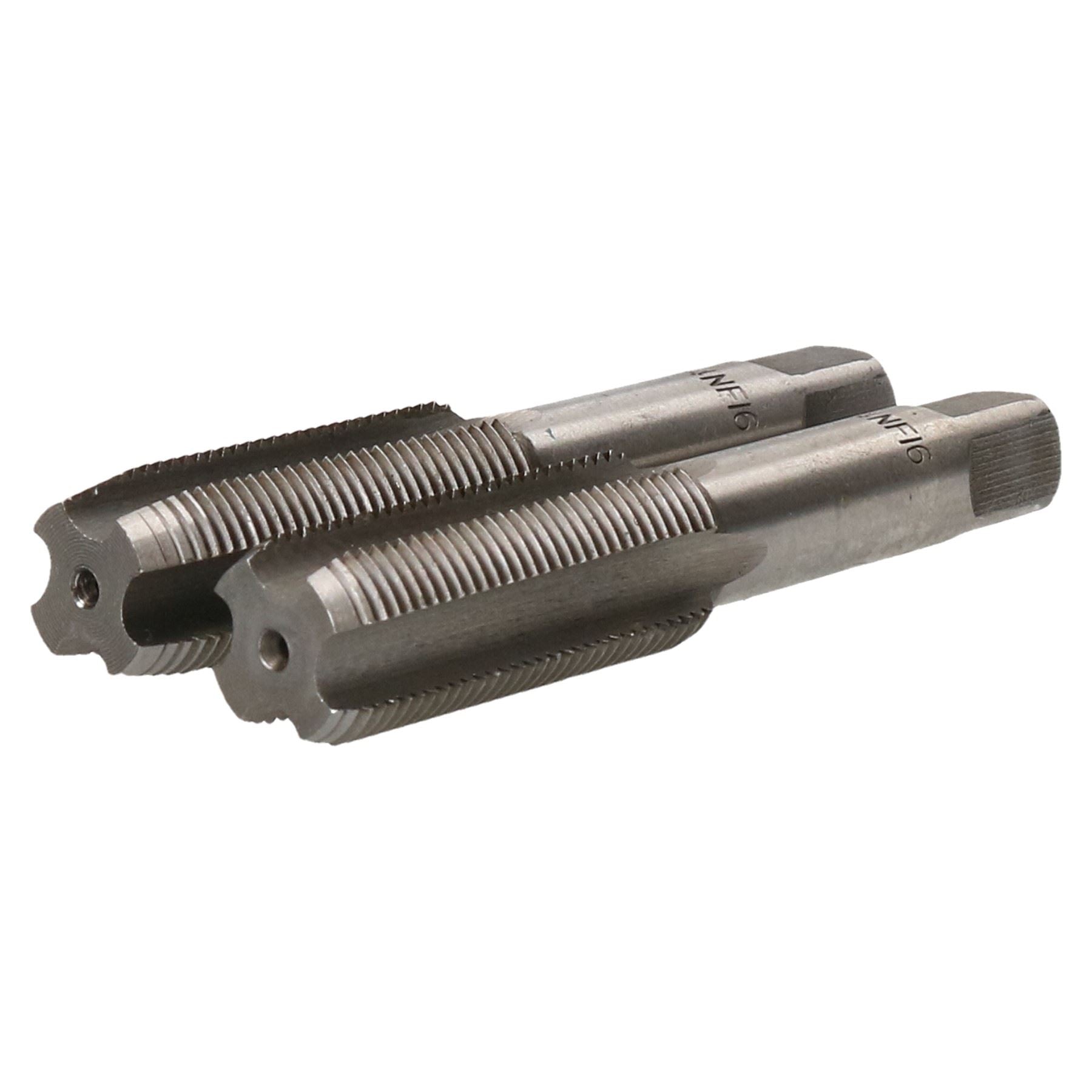 Jeu de tarauds coniques et à boisseau sphérique UNF, coupe-filet en acier tungstène 10 - 3/4"
