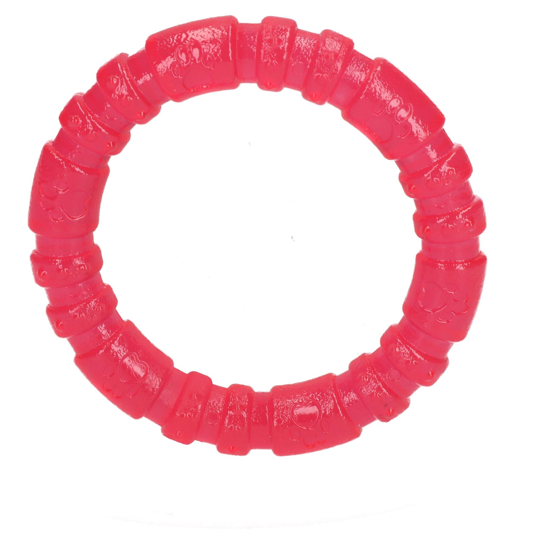 Jouet pour petit chien rose BioSafe Germ Smart Puppy Ring Toy