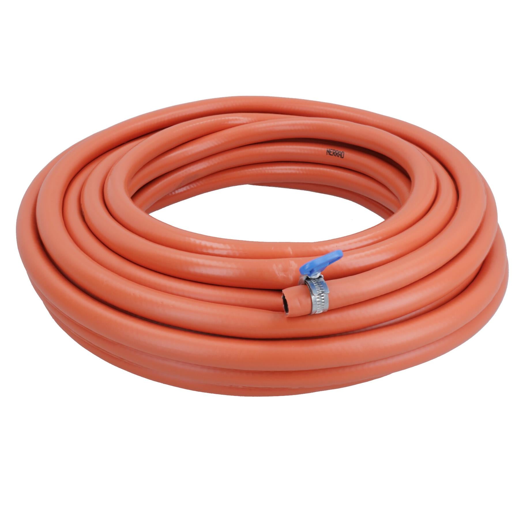 Abflussschlauch aus PVC, 15 Meter, knickfrei, mit Schlauchschelle, Sanitär