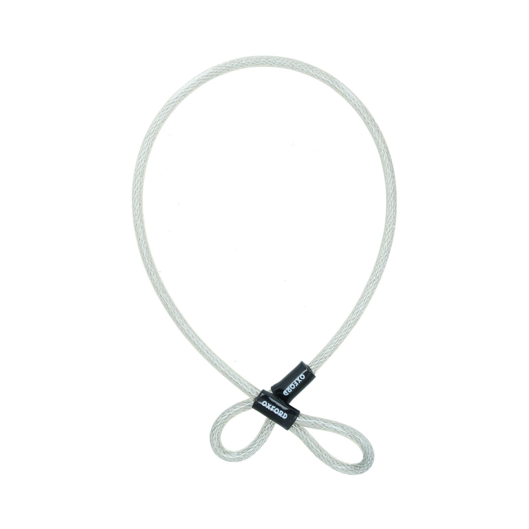Rallonge de chaîne antivol pour vélo 1,2 m x 12 mm Câble tressé de sécurité Étui en vinyle