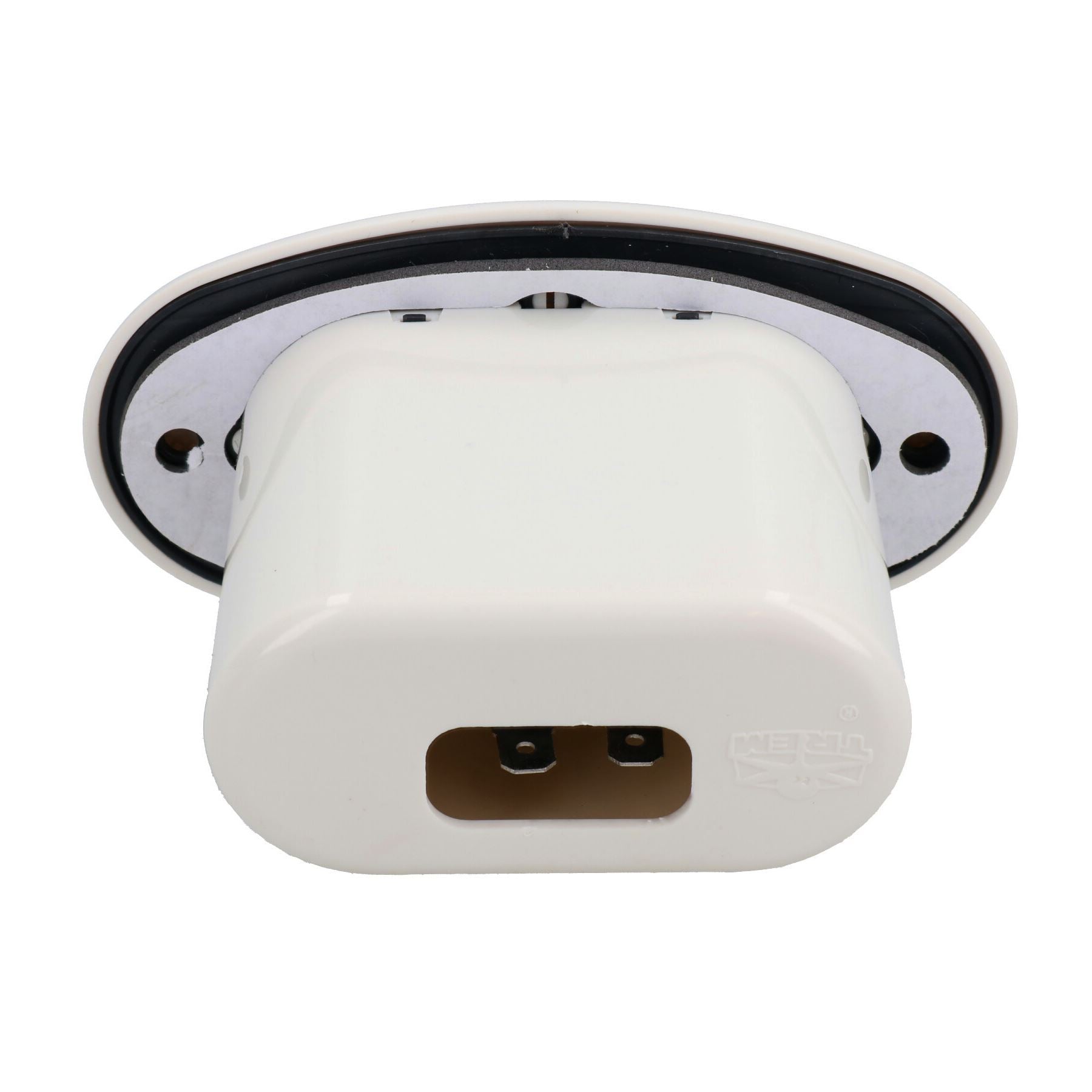 Klaxon de bateau marin compact dissimulé électrique 12 V encastré 107 dB blanc Yacht