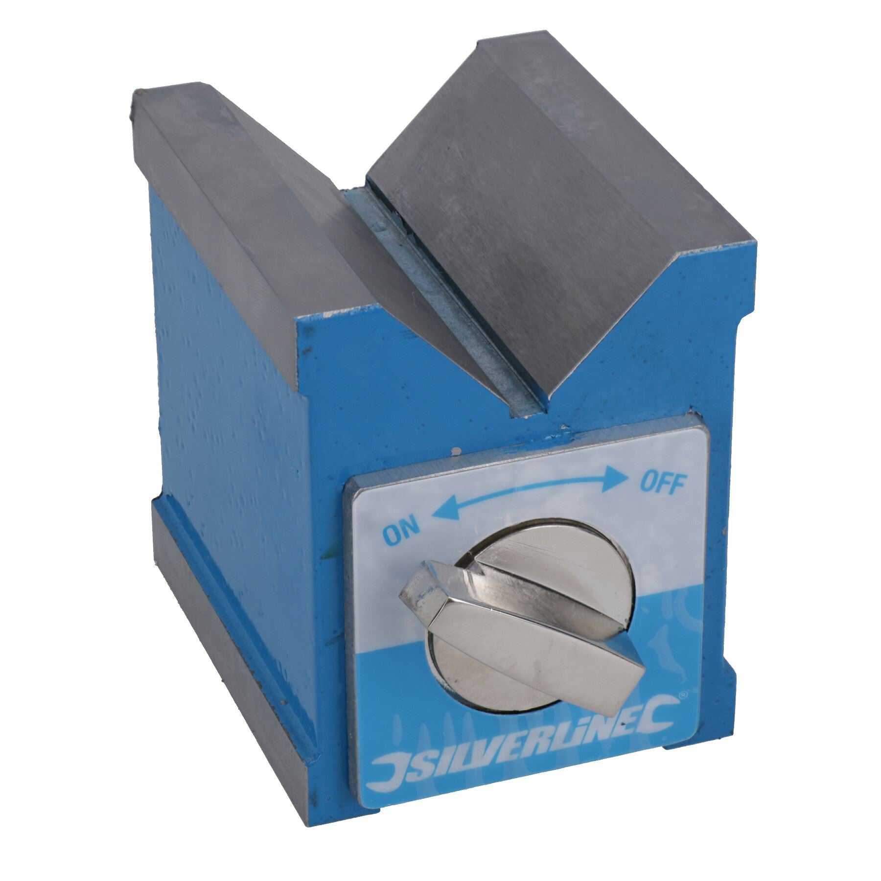 Pince de maintien magnétique en V pour embouts ronds, rectangulaires ou carrés Sil133