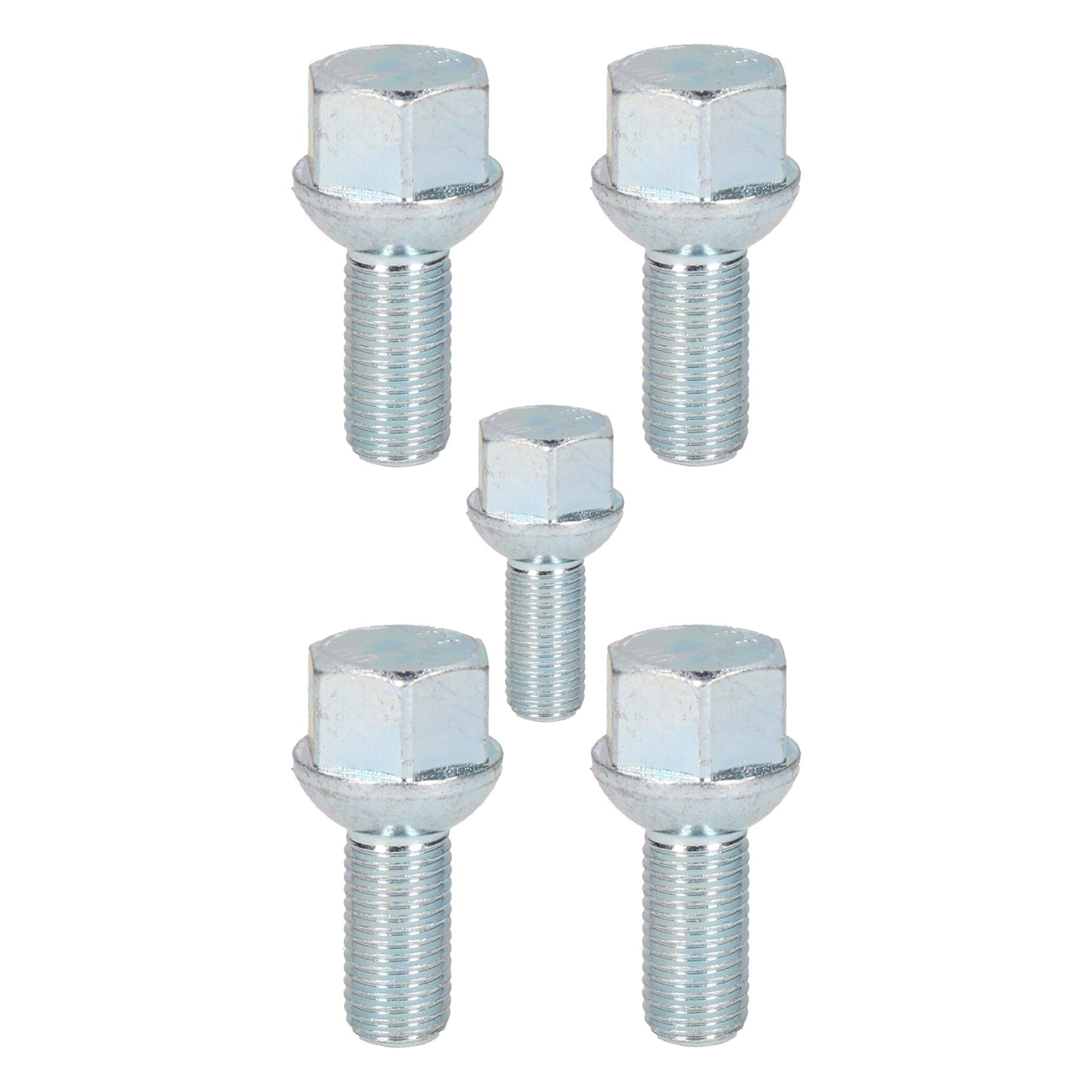 5er-Pack M12 x 1,5 Anhängerrad-Kugelbolzen für Ifor Williams Indespension