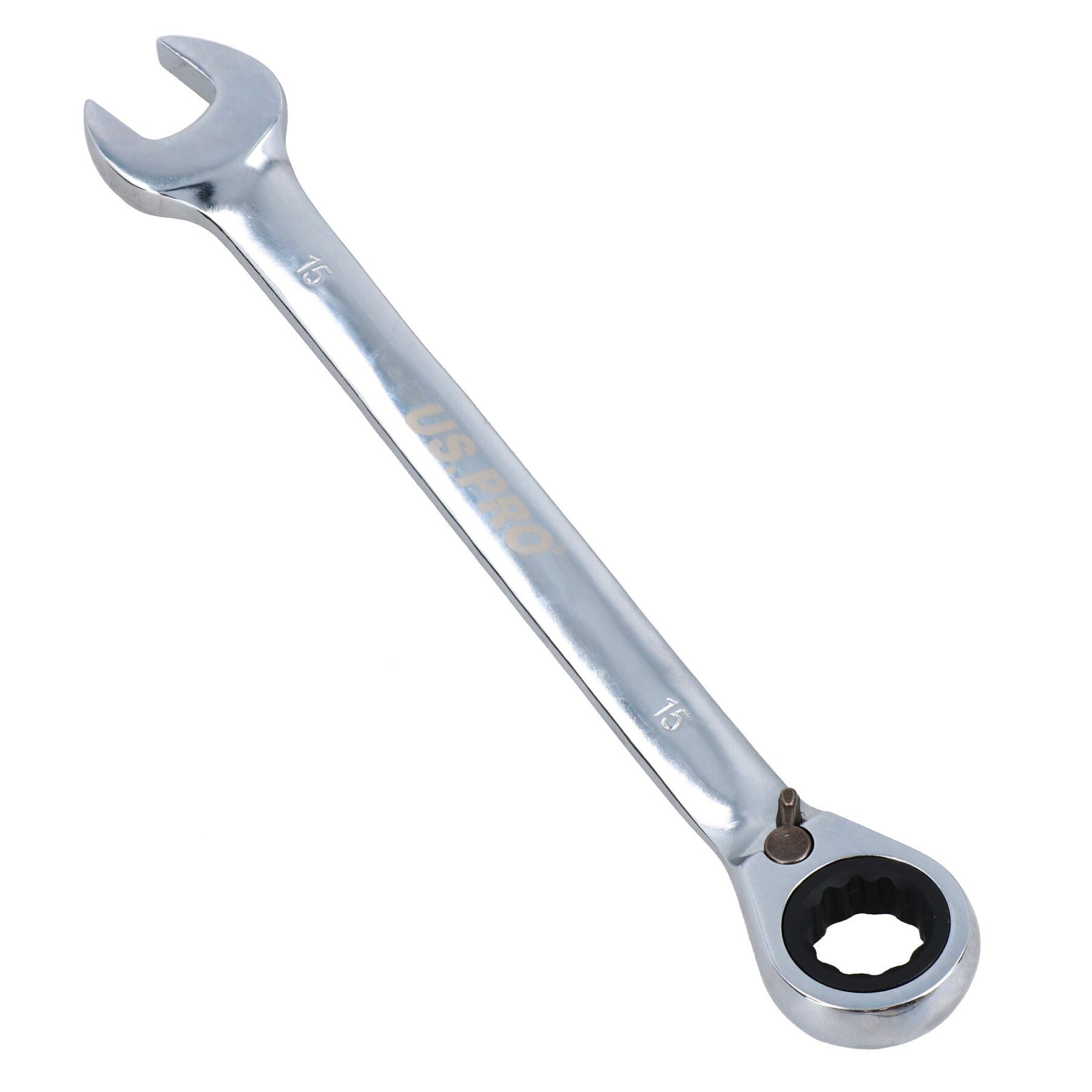 Clé mixte à cliquet réversible coudée 72 dents