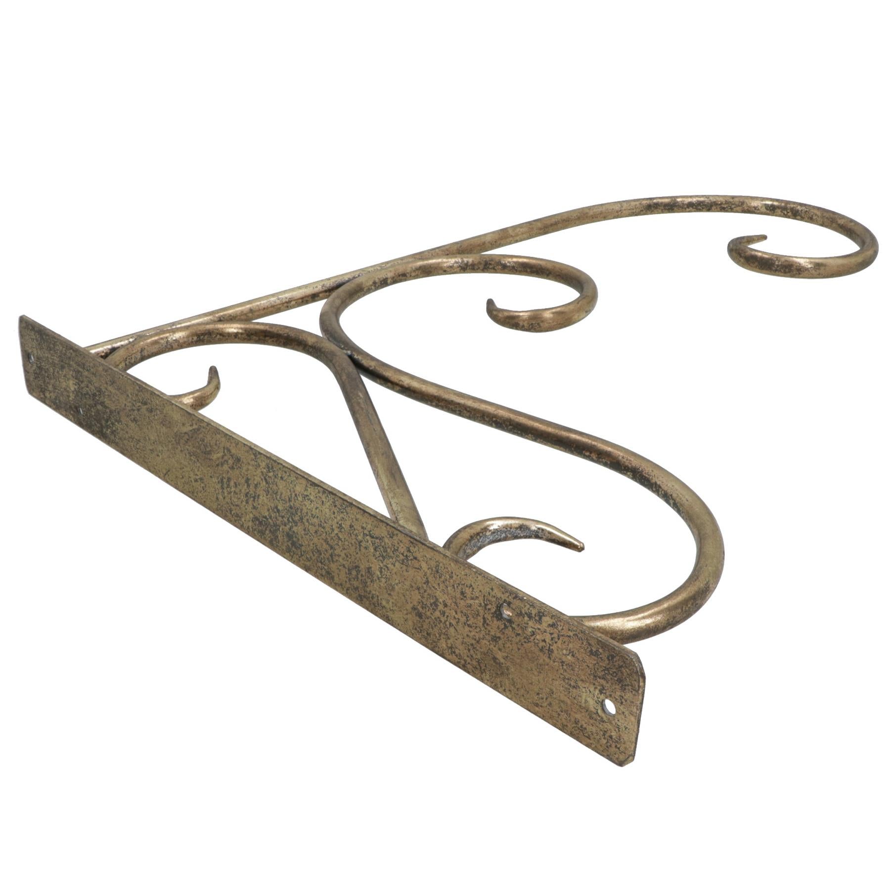 Scroll Basket Flower Hook / Hanger Bracket Metal Door Wall House Garden Yard