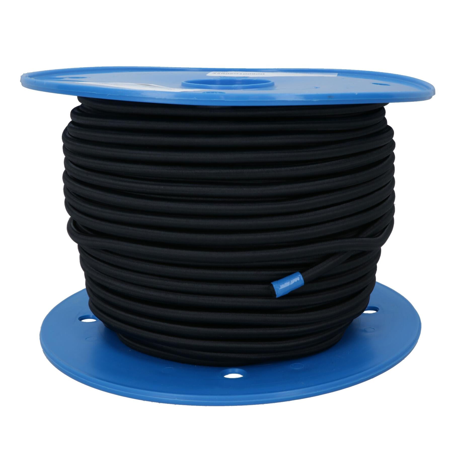 8mm Black Shock Cord Bungee Rope Strap Elastic Rope Tie Down Trailer Covers