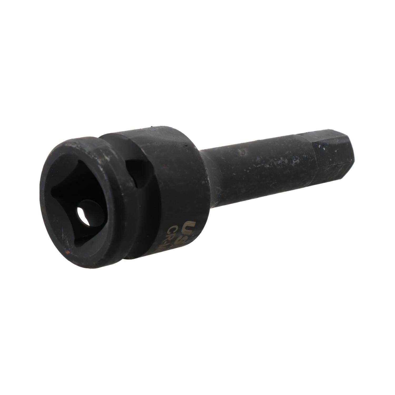 7/16 Zoll Deep Impact Sechskant-Bit-Stecknuss, 1/2 Zoll Antrieb, 76 mm Länge, Chrom-Molybdän-Stahl