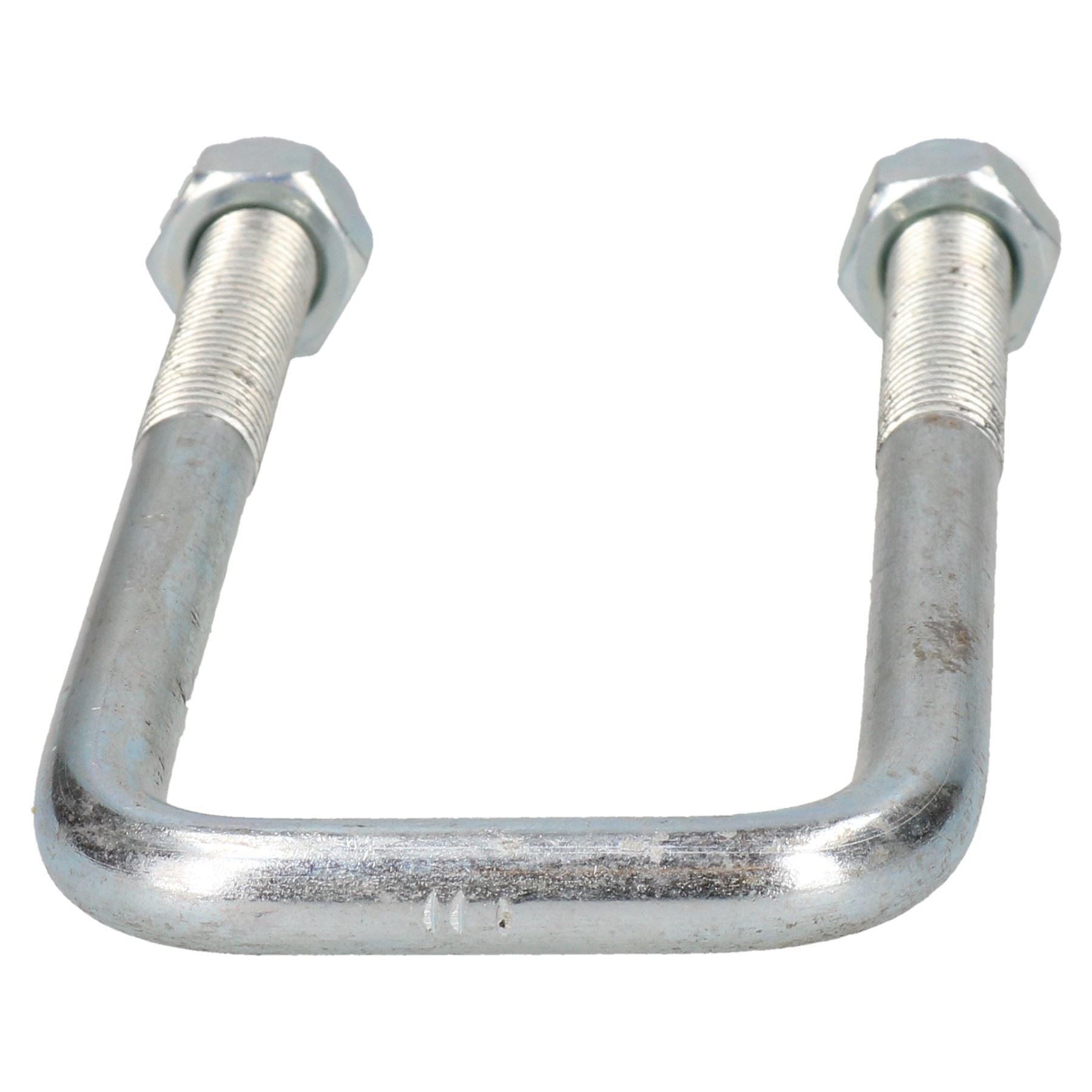 2 U-Bolzen 1 Grundplatte für Ifor Williams Anhänger Parabol-Blattfeder 55x125mm