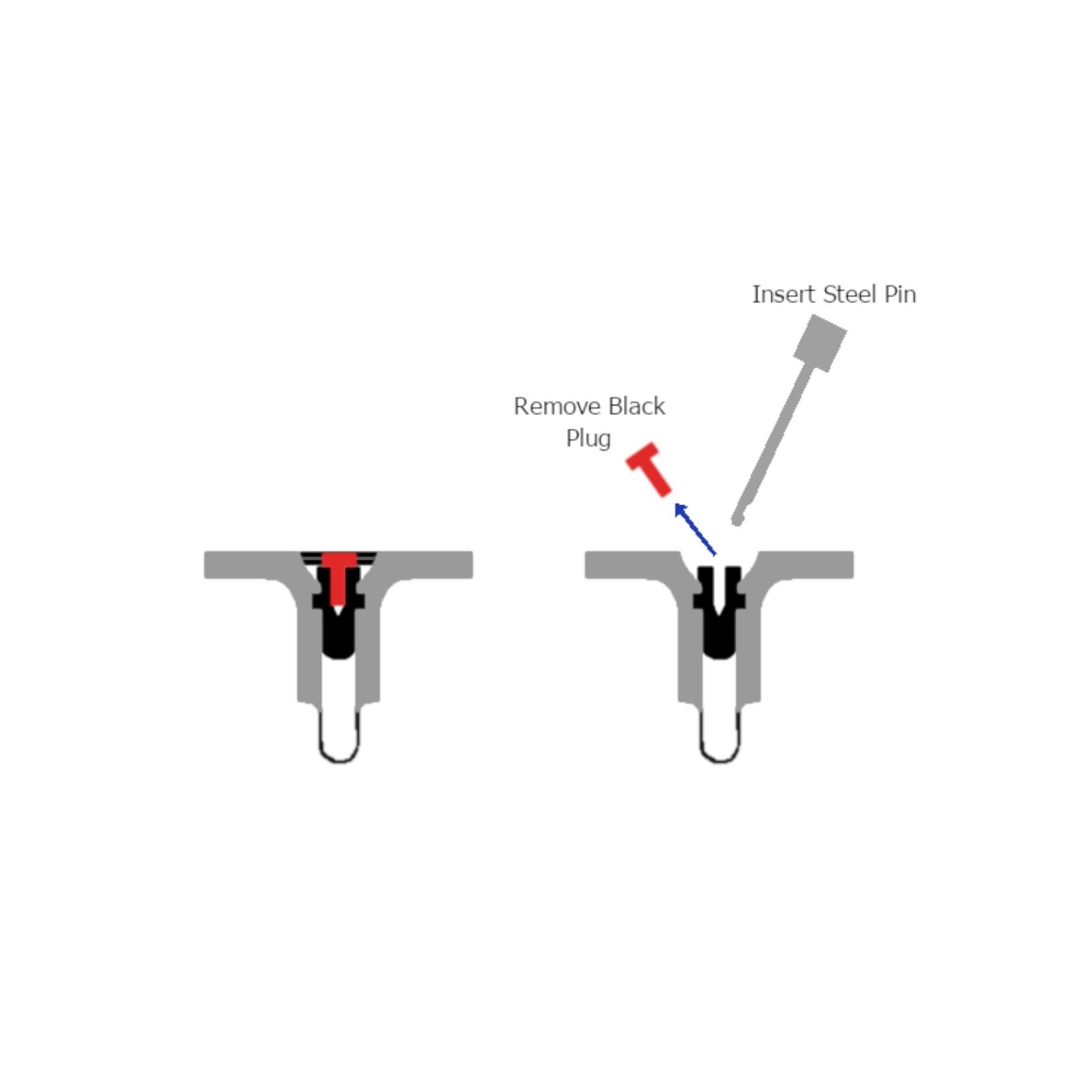 Adaptateur de gonflage et bouchon de rechange pour bouée de défense d'ancre Kit de gonflage pour bateau et yacht