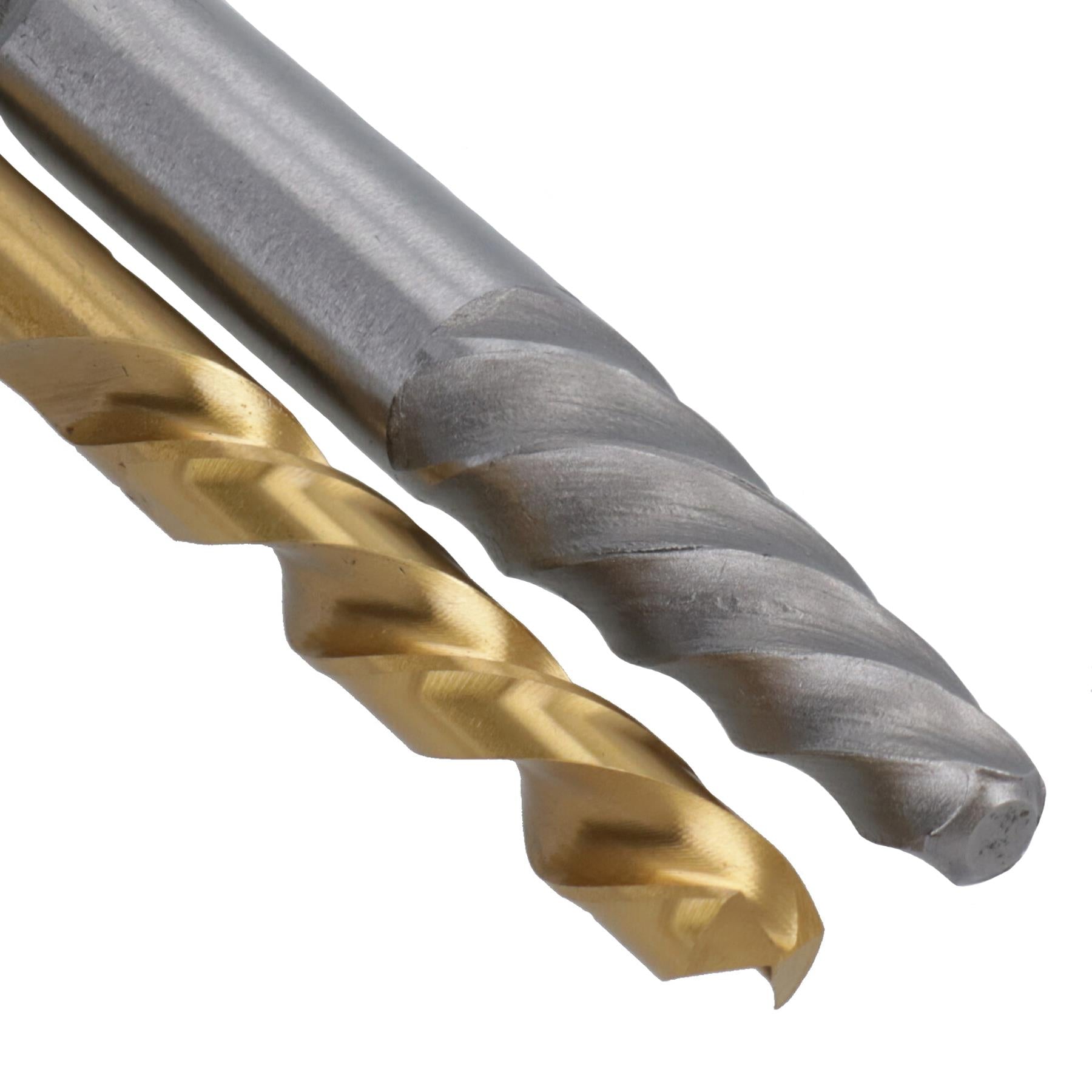 HSS-Spiralbohrer für Linkshänder, Imperial-Design, + Bolzenausdreher für beschädigte Schrauben, 10 Stück