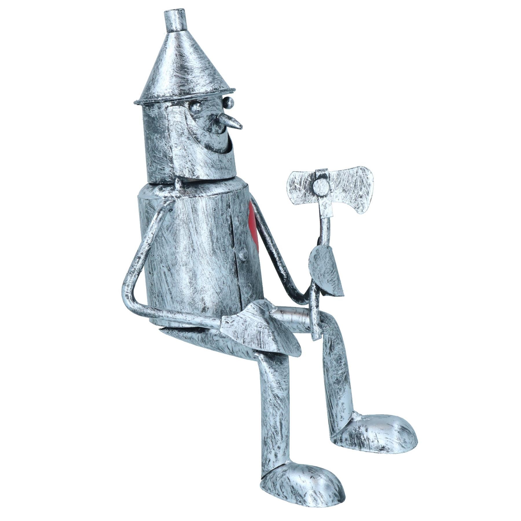 Tin Man Garden Ornament Lawn Art Sculpture Statue Yard Home Decor Small