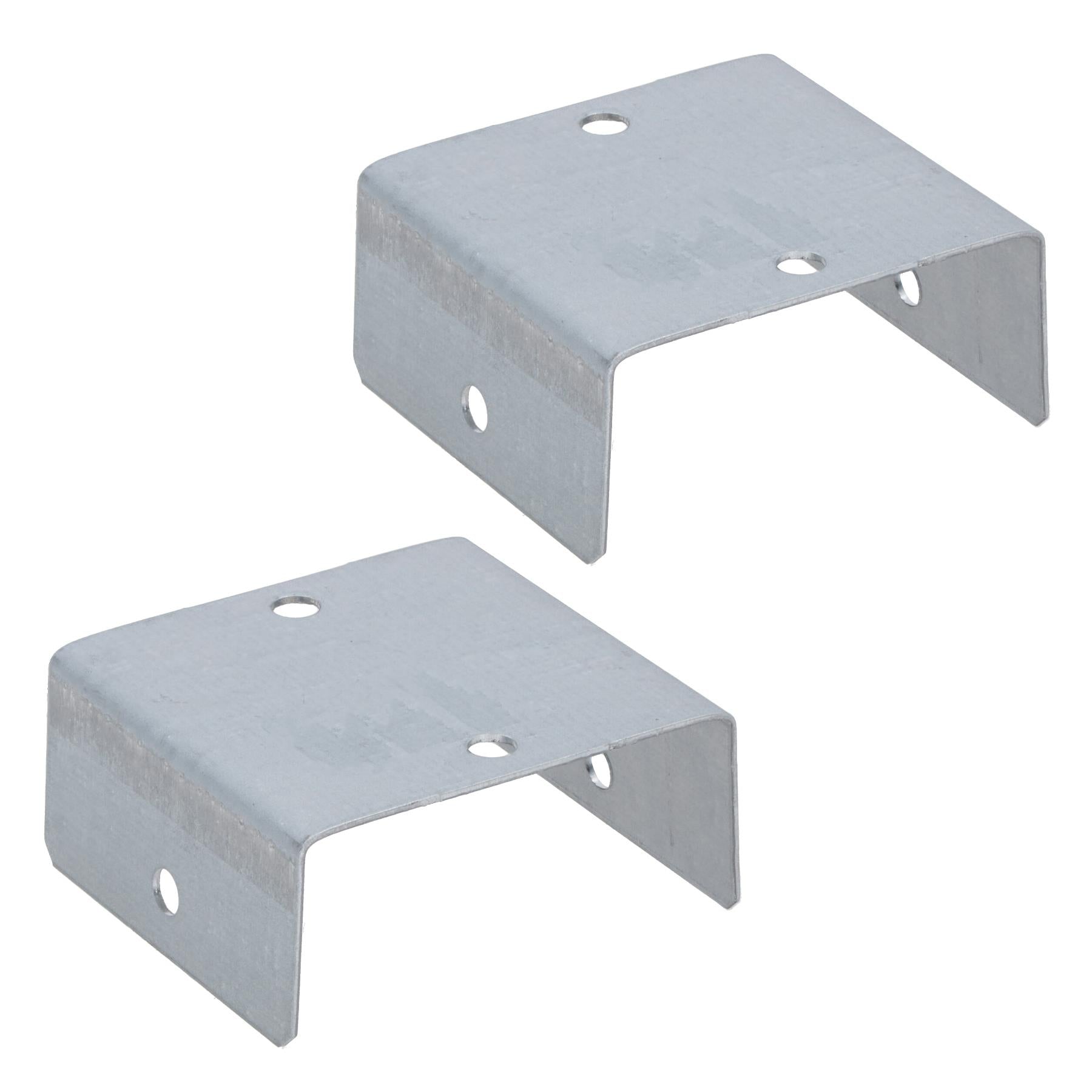 Fence Panel Clip 44mm or 50mm Galvanised Steel Bracket Holder Trellis Post Support