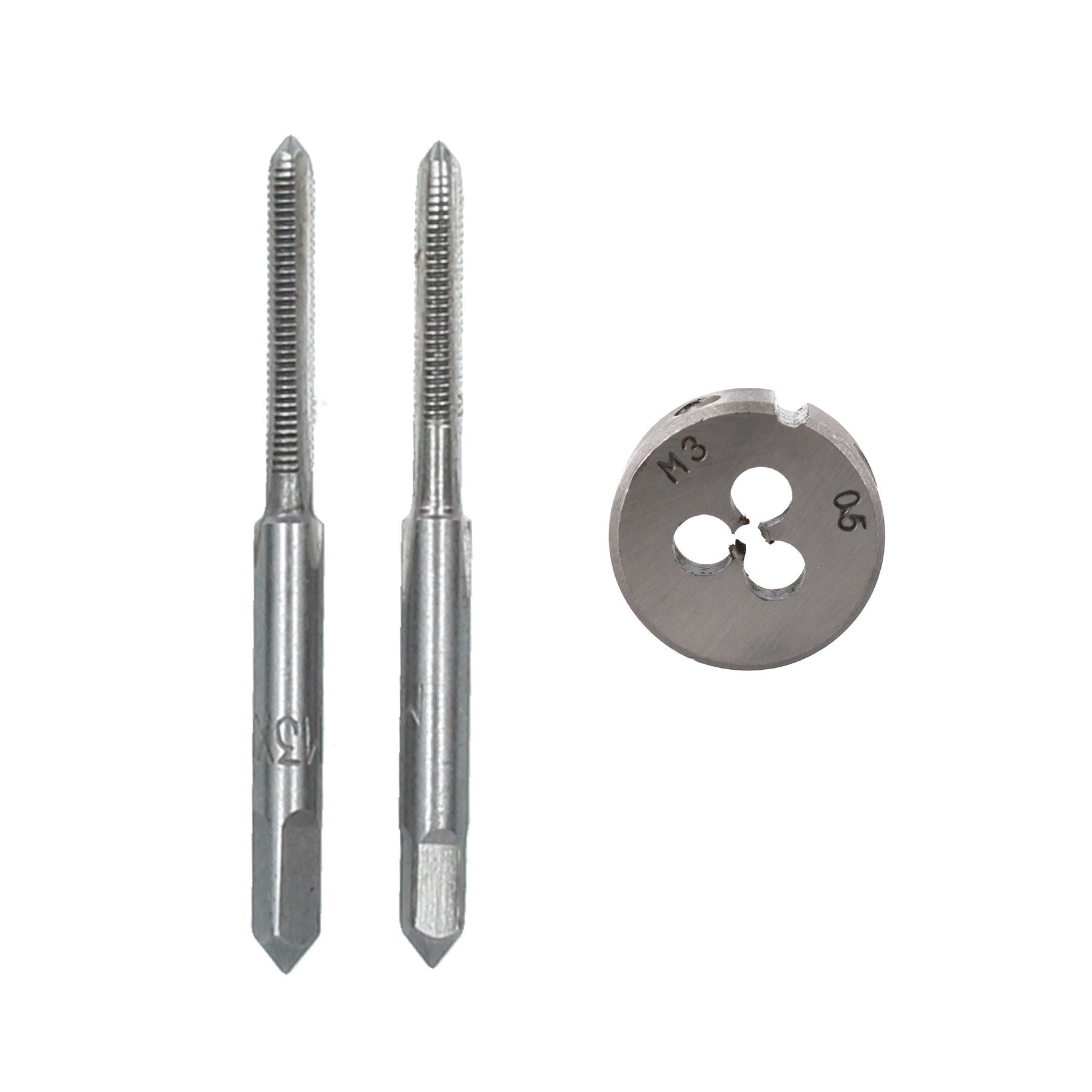 Metric Tap and Die Tungsten Steel Taper and Plug Set M2 - M18