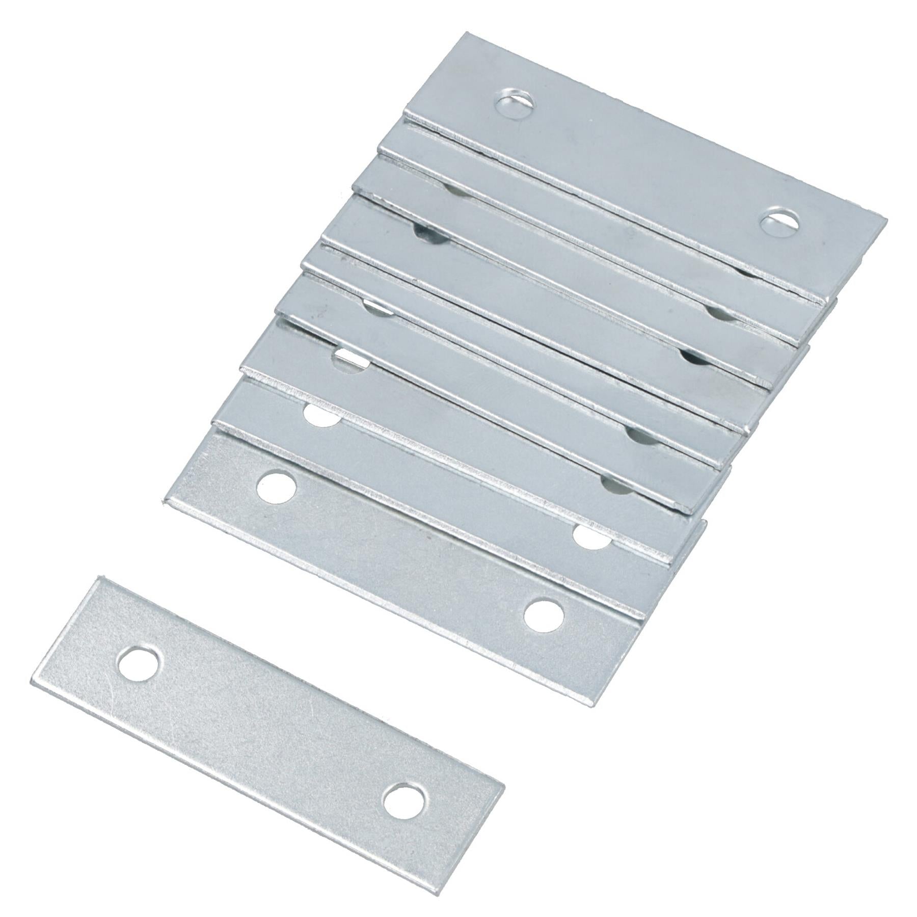 50mm Straight Mending Fixing Plate Angle Bracket L Shape Reinforcing Repairing