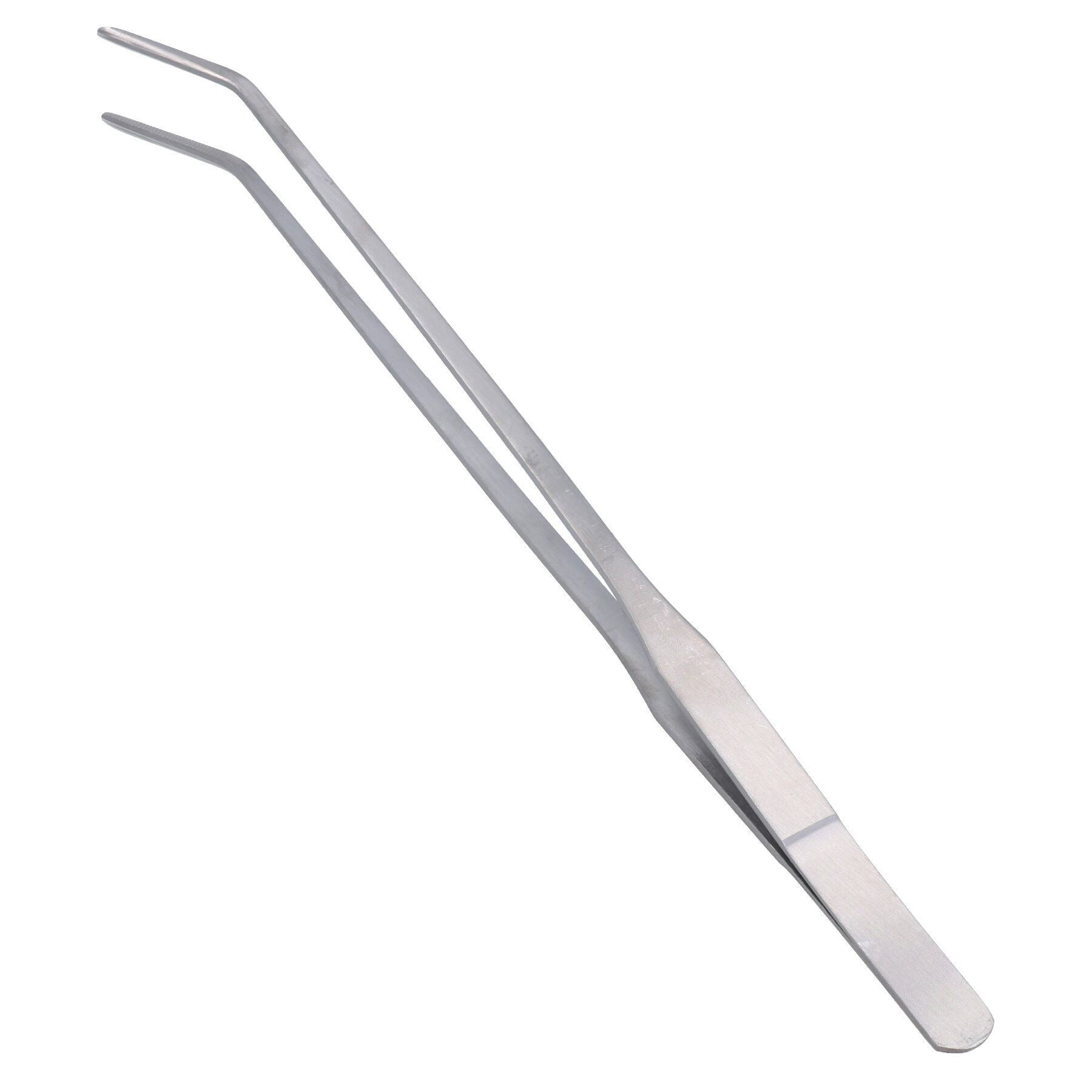 27 cm lange gebogene Pflanzenpinzette für Aquarien, Aquarien, Reinigungswerkzeug