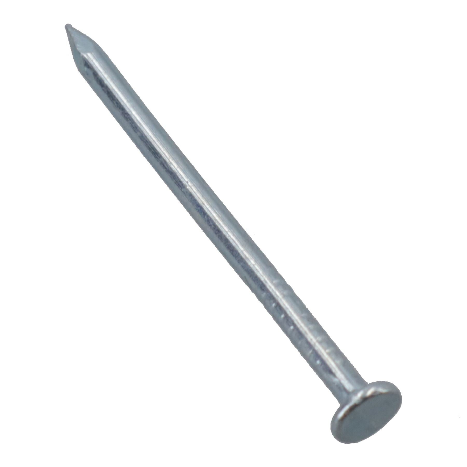 Clous à tête ronde en fil de fer 1,4 mm x 25 mm pour bois zingué