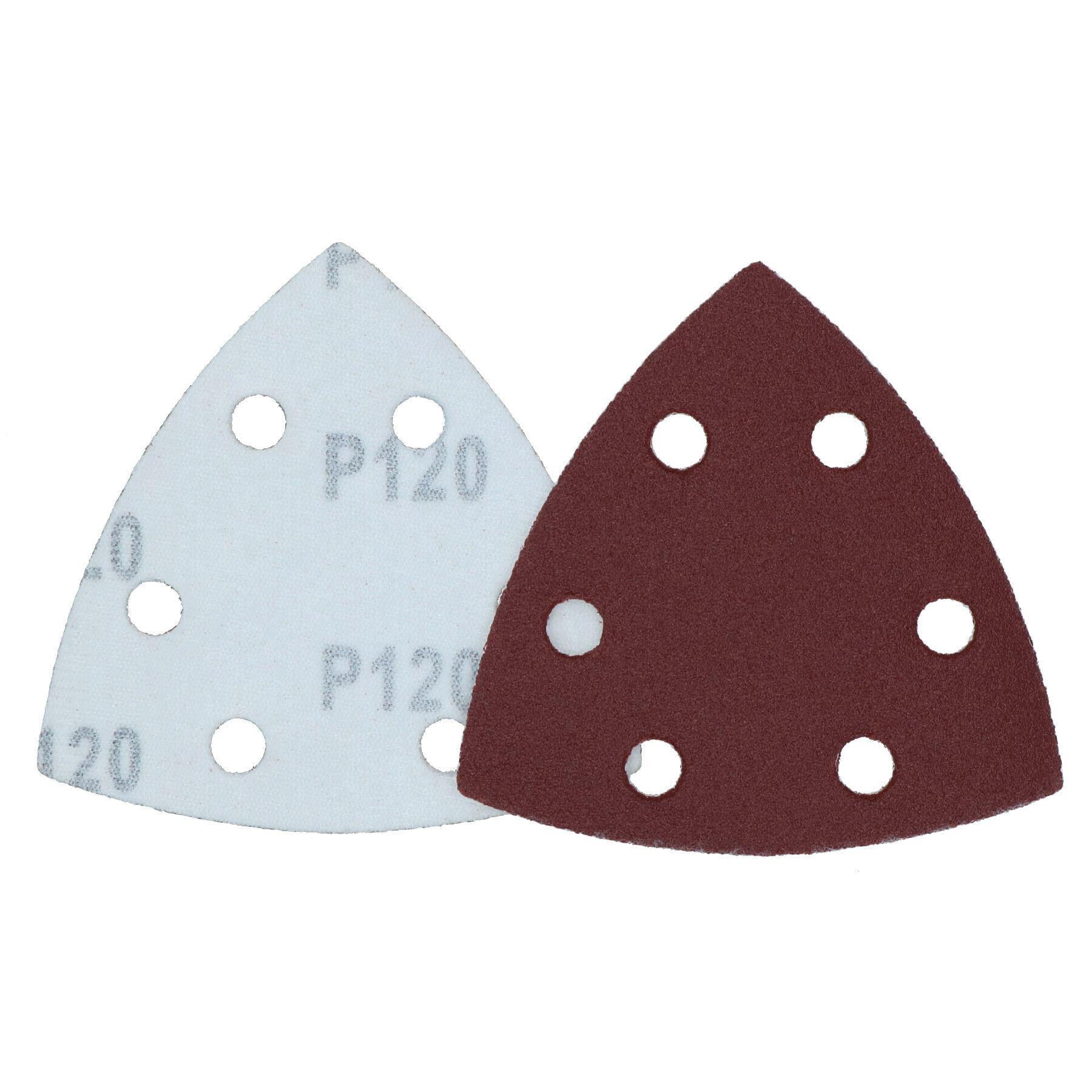 90 mm Dreieck-Schleifscheiben-Pads mit Klettverschluss, Körnung 120