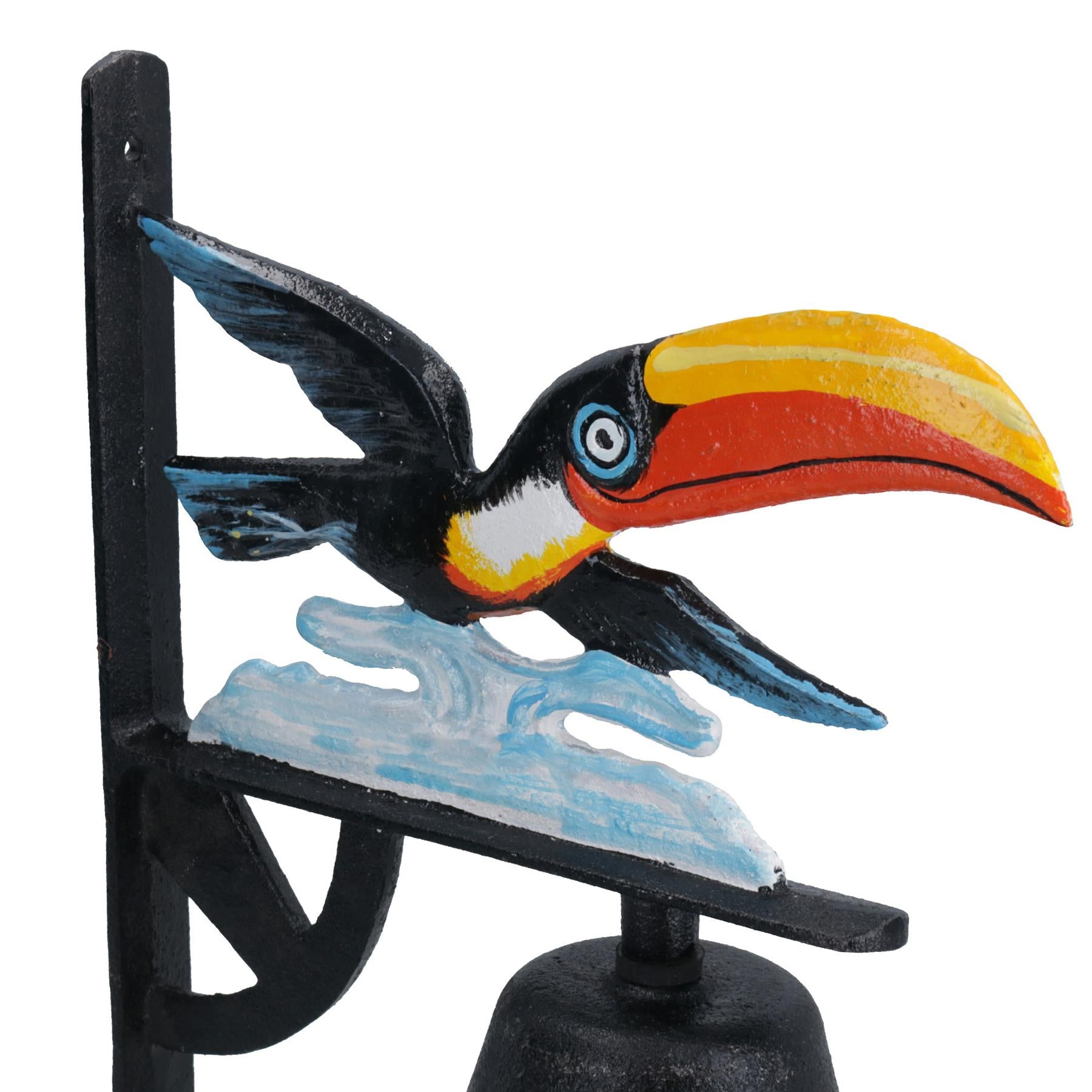 Guinness Toucan Bell Cast Iron Sign Door Wall Fence Gate House Doorway Home