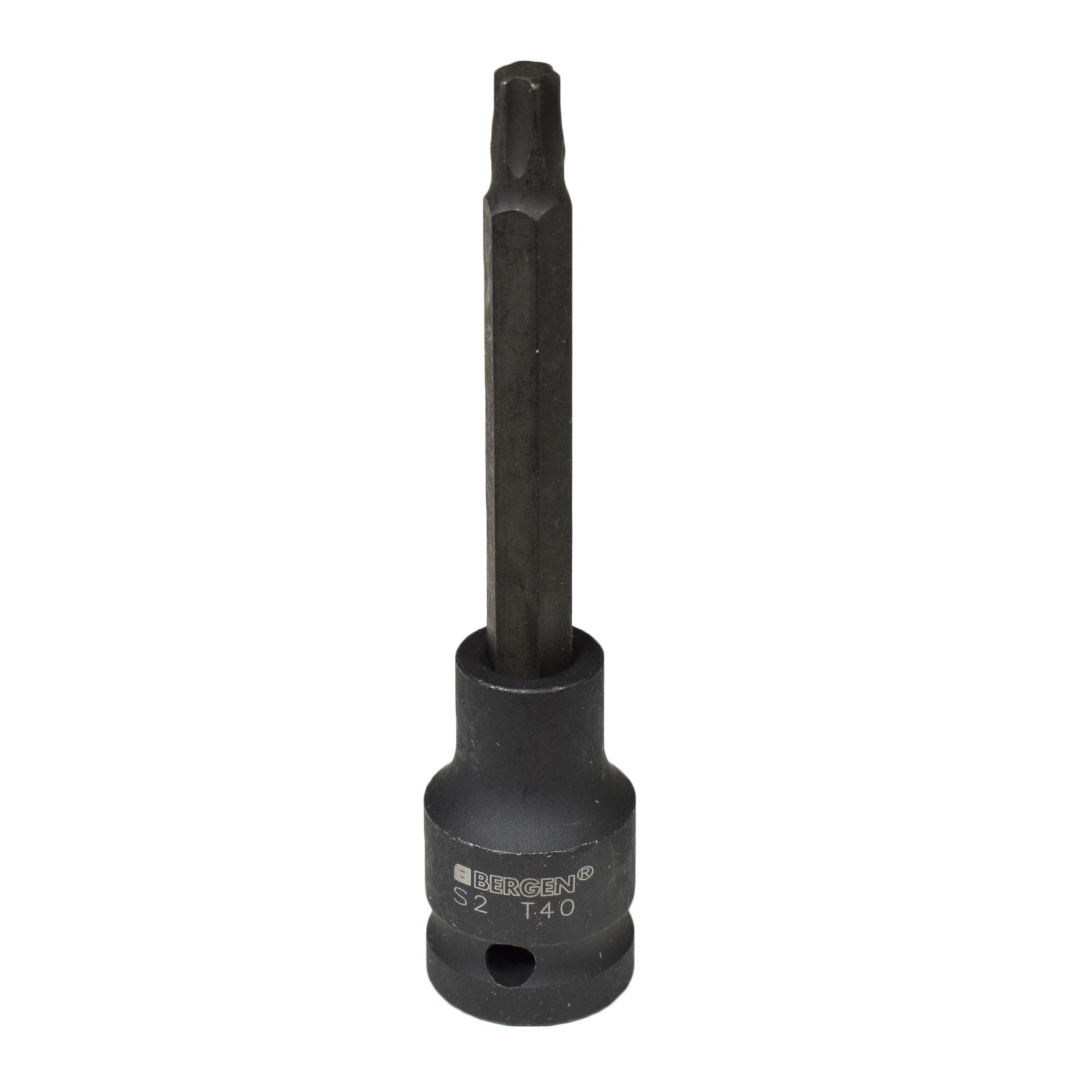 1/2"-Antrieb, extra lang, 100 mm, Außen-Torx-Steckschlüsseleinsätze mit Sternschliff, T30 – T45