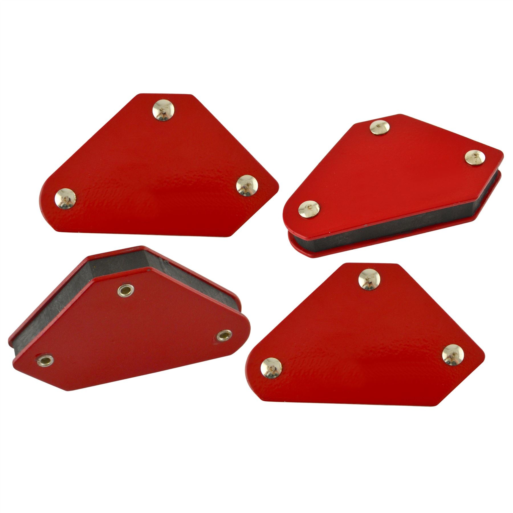 4 stück Mini Magnetische Schweiß Halter Rechten Winkel Löten Schweißen Mag Quadrat TE853