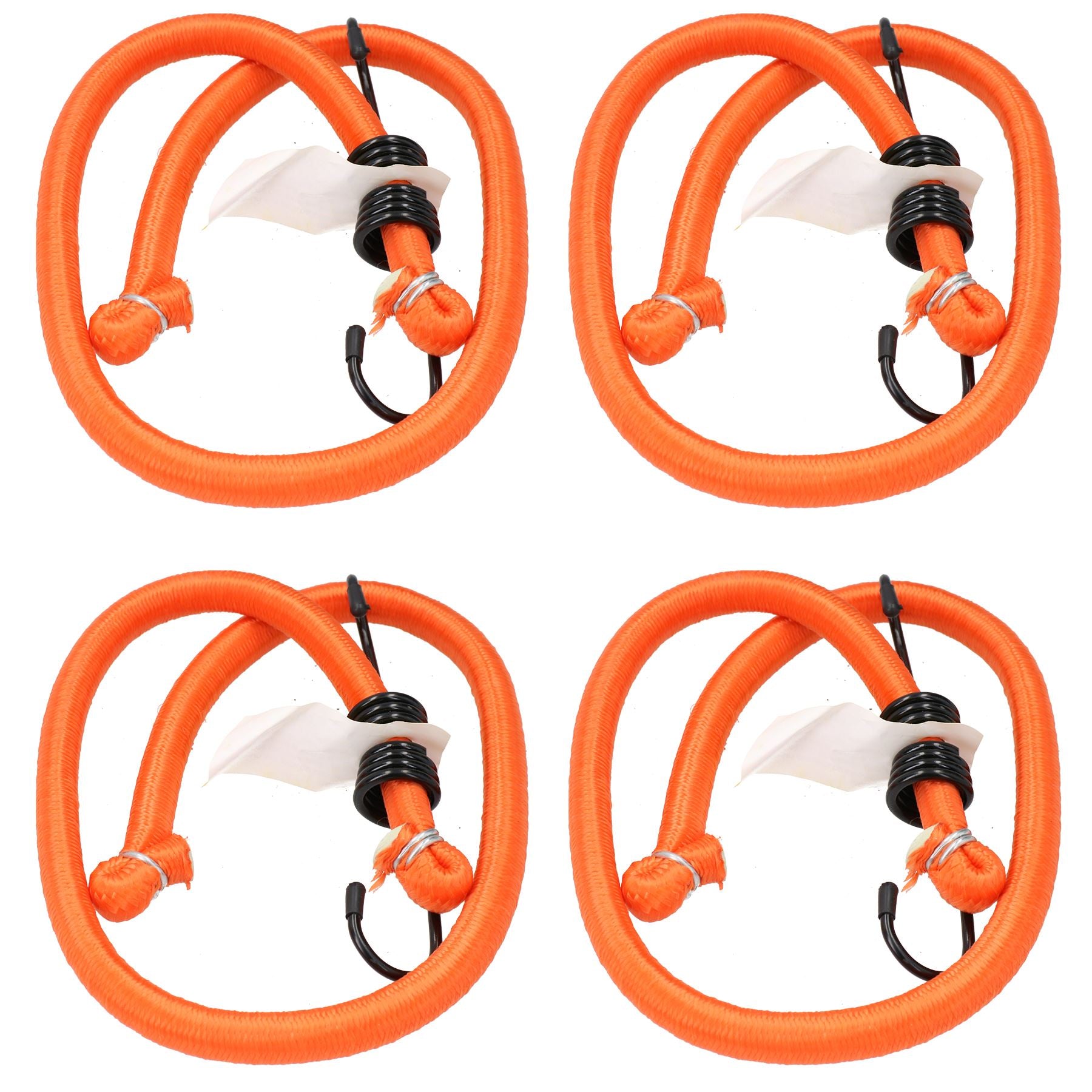 Sangle de fixation robuste en corde élastique de 75 cm / 29,5 po avec crochets
